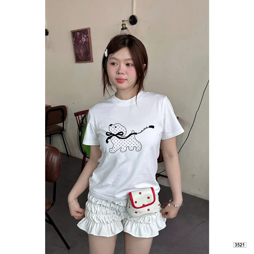 Áo baby tee form vừa hình cún nhiều màu Beezy 3521_thumbnail_5