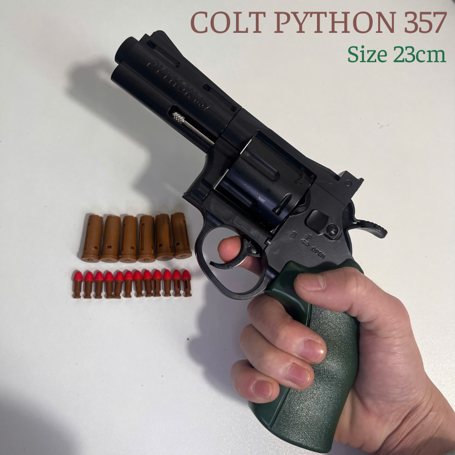 Súng Đồ Chơi Súng Lục Ổ Quay Colt Python 357 kích thước 23-28cm_thumbnail_1