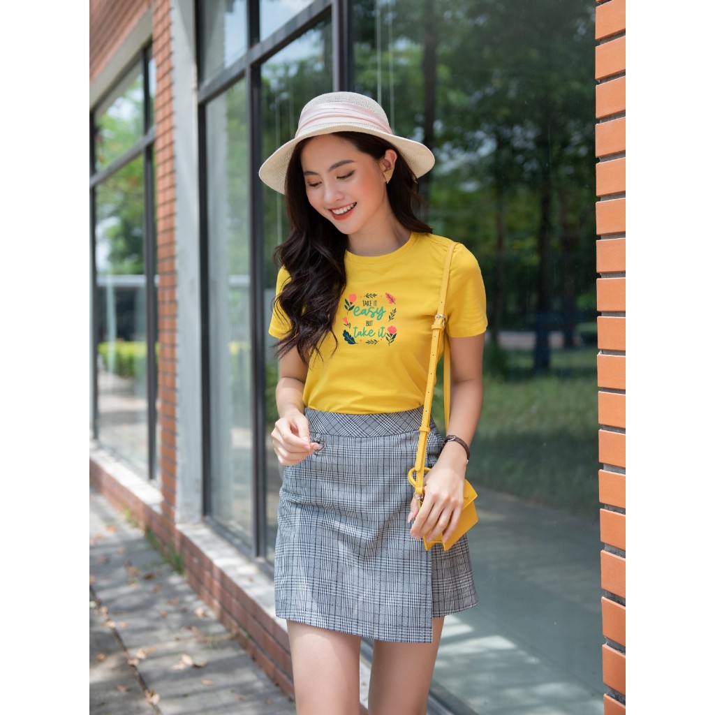 [Form Vừa] Áo thun nữ form vừa in hình hoa lá - Áo phông nữ Loza - G0173_thumbnail_17