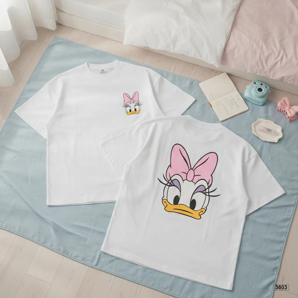 Áo thun boxy nữ hoạt hình chuột donald Miucho 3603_thumbnail_7
