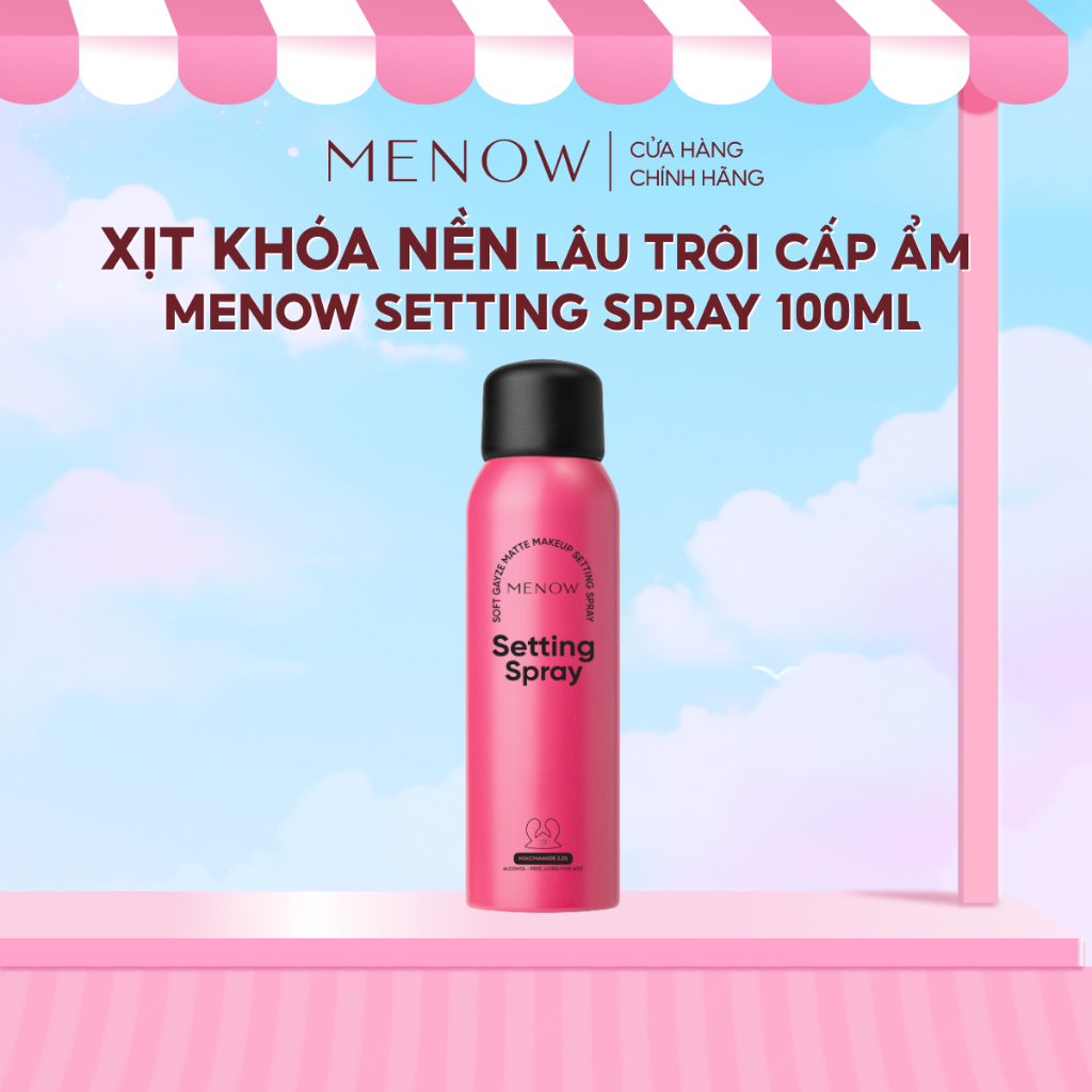 [MENOW] Xịt make up Menow Soft Gauze Matte Makeup Setting Spray 100ml_thumbnail_0