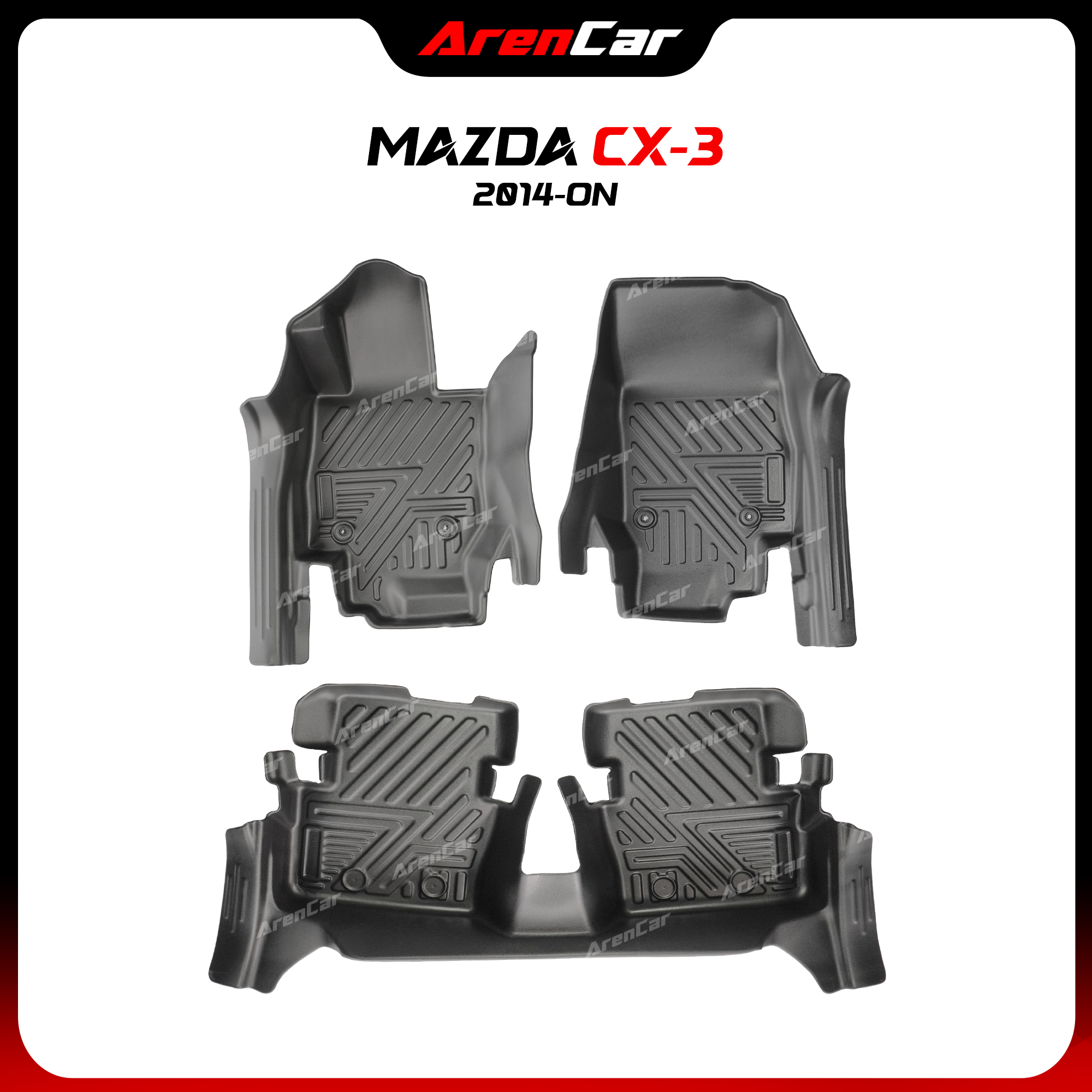 [Aren Car] Thảm Lót Sàn Ô Tô TPE Nhựa Đúc Mazda CX-3_thumbnail_4
