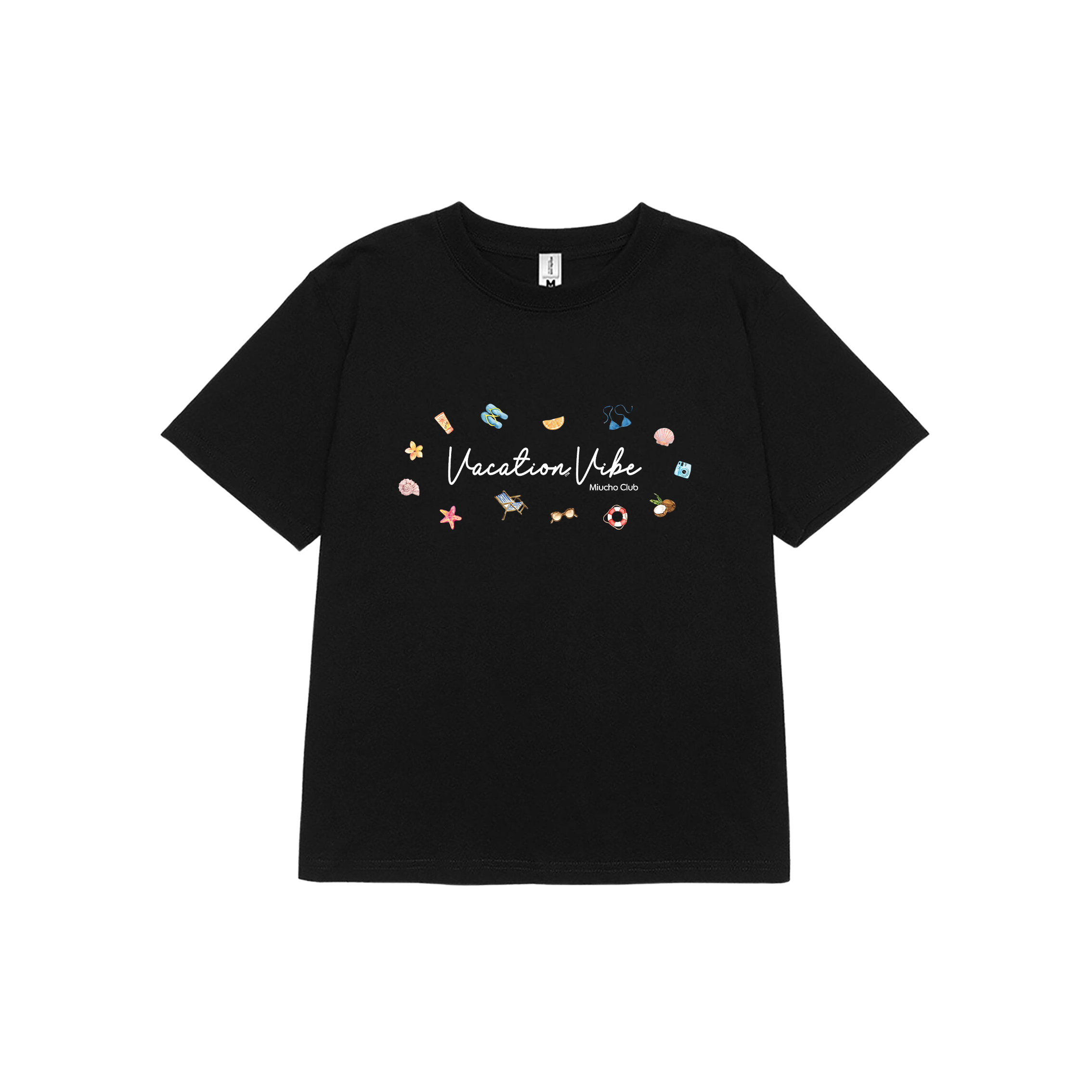 Áo baby tee ôm body hè biển 2194 Miucho cổ tròn vải cotton 4c thoáng mát in mix_thumbnail_8