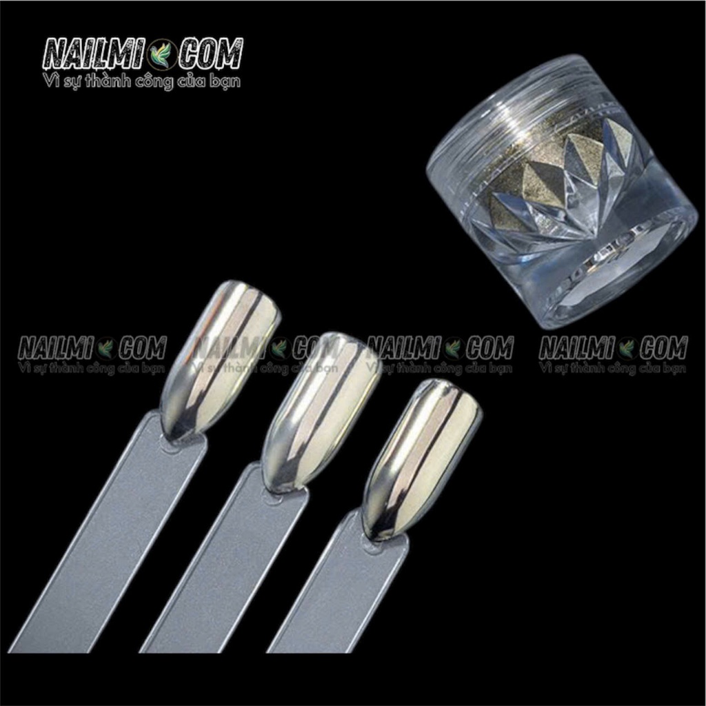 Tráng gương - Mắt mèo bạc inox cực sáng