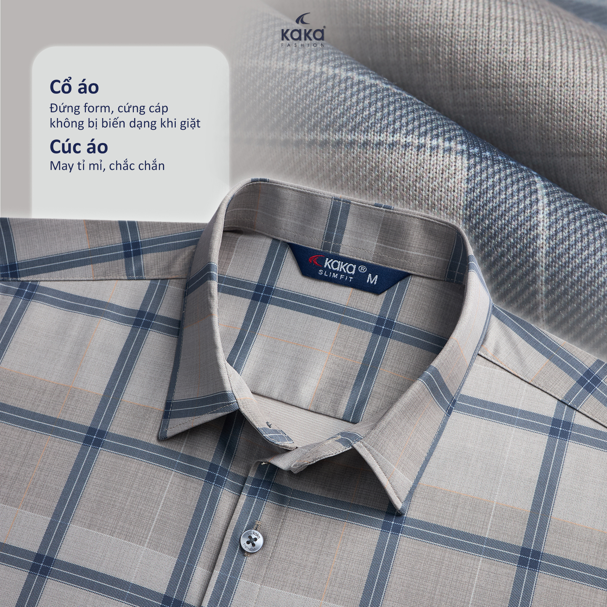 Áo Sơ Mi Kaka Bamboo co giãn sọc ô lớn_thumbnail_2