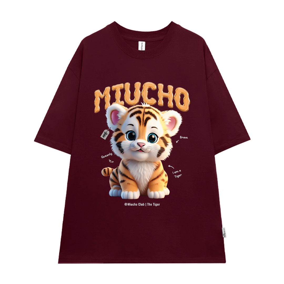 Áo thun form rộng 12 con giáp tuổi Dần (tuổi hổ) ATD1238 Miucho tay ngắn cổ tròn in mix_thumbnail_25