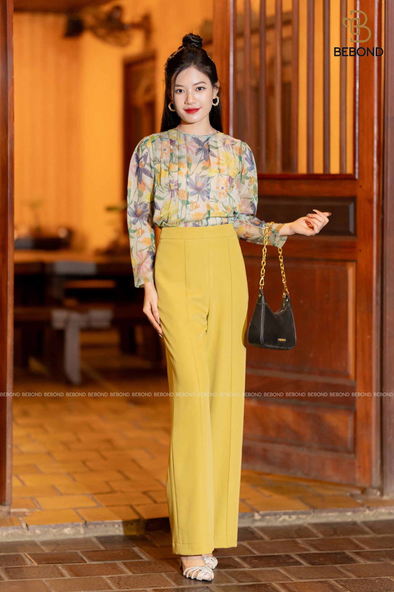 Set Áo Sơ mi Glenda-Quần ống suông Hilda