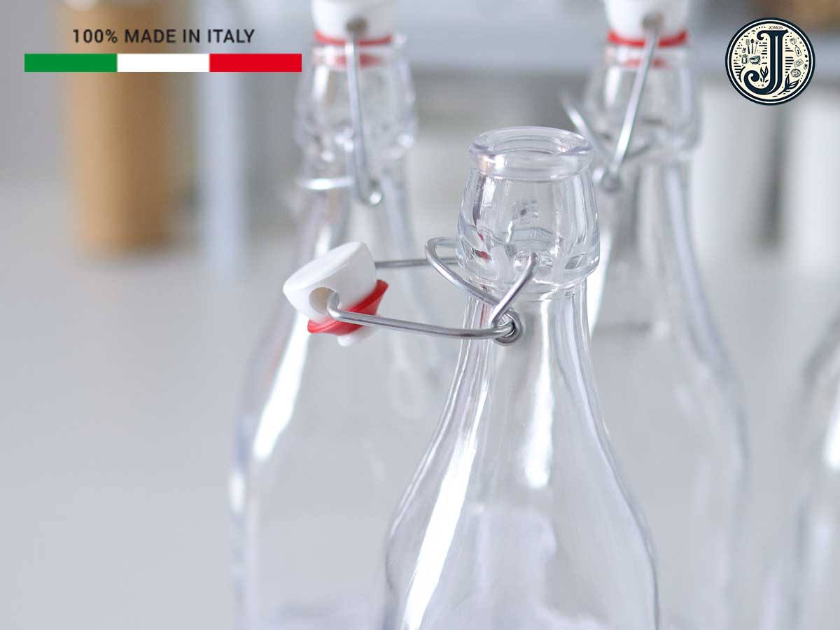 Chai thủy tinh đựng nước, mật ong nắp cài kín hơi Bormioli Rocco_thumbnail_3