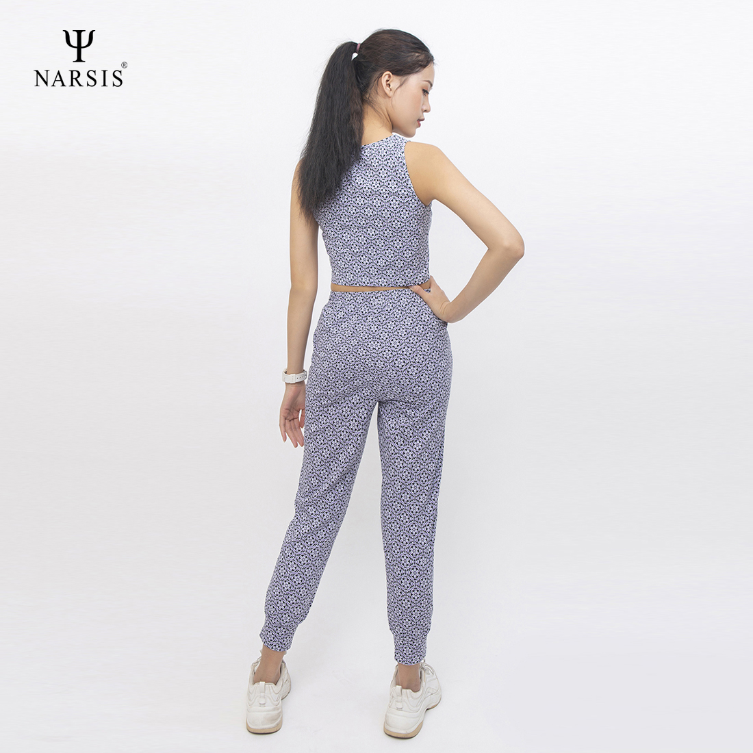 BỘ TẬP NỮ H0006 NARSIS VẢI COTTON SPANDEX CO GIÃN, THOÁNG MÁT, CHẤT LIỆU CHỐNG NHĂN, ĐÀN HỒI TỐT