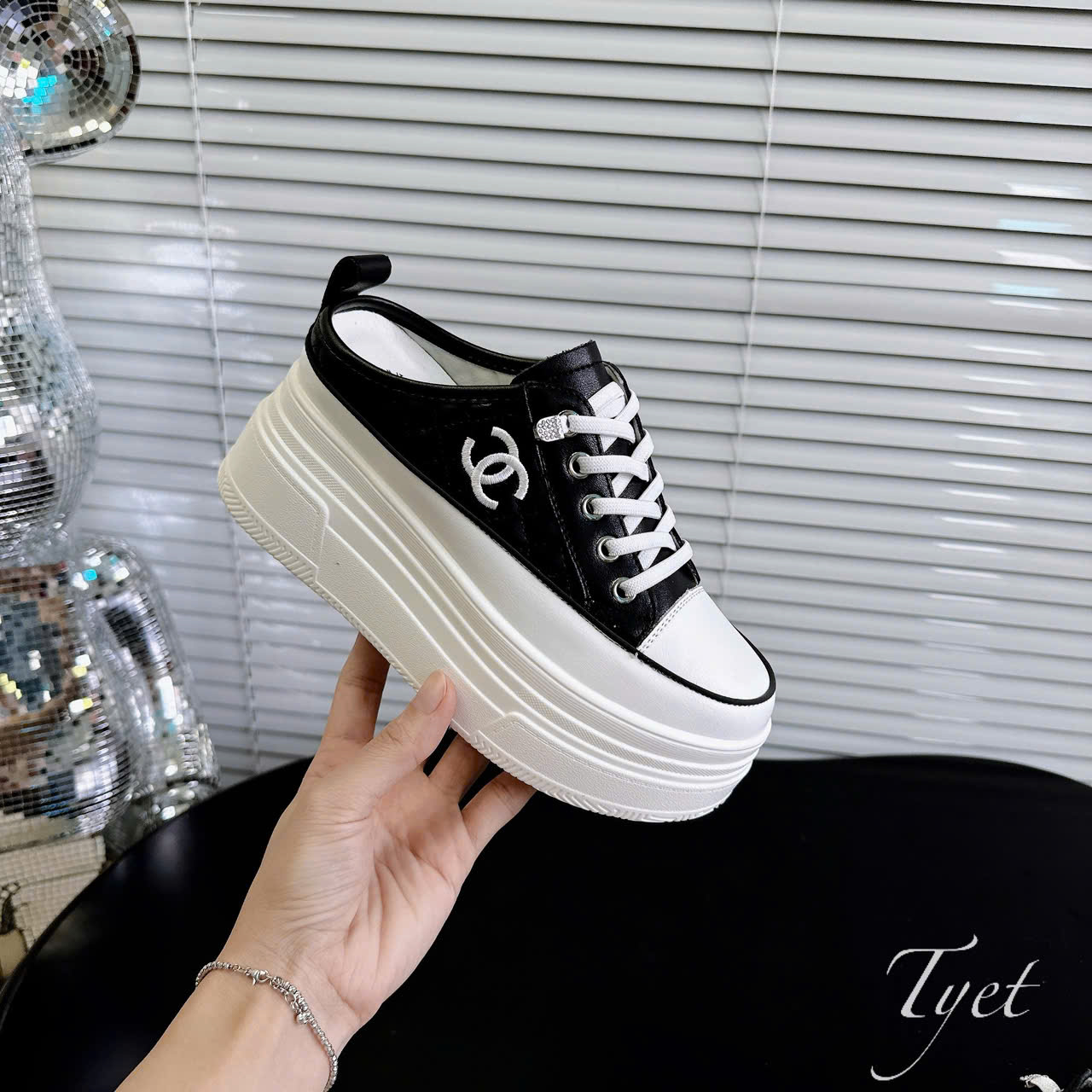 .💘💘💘 Sục Chanel trần chỉ nâng đế kèm nơ