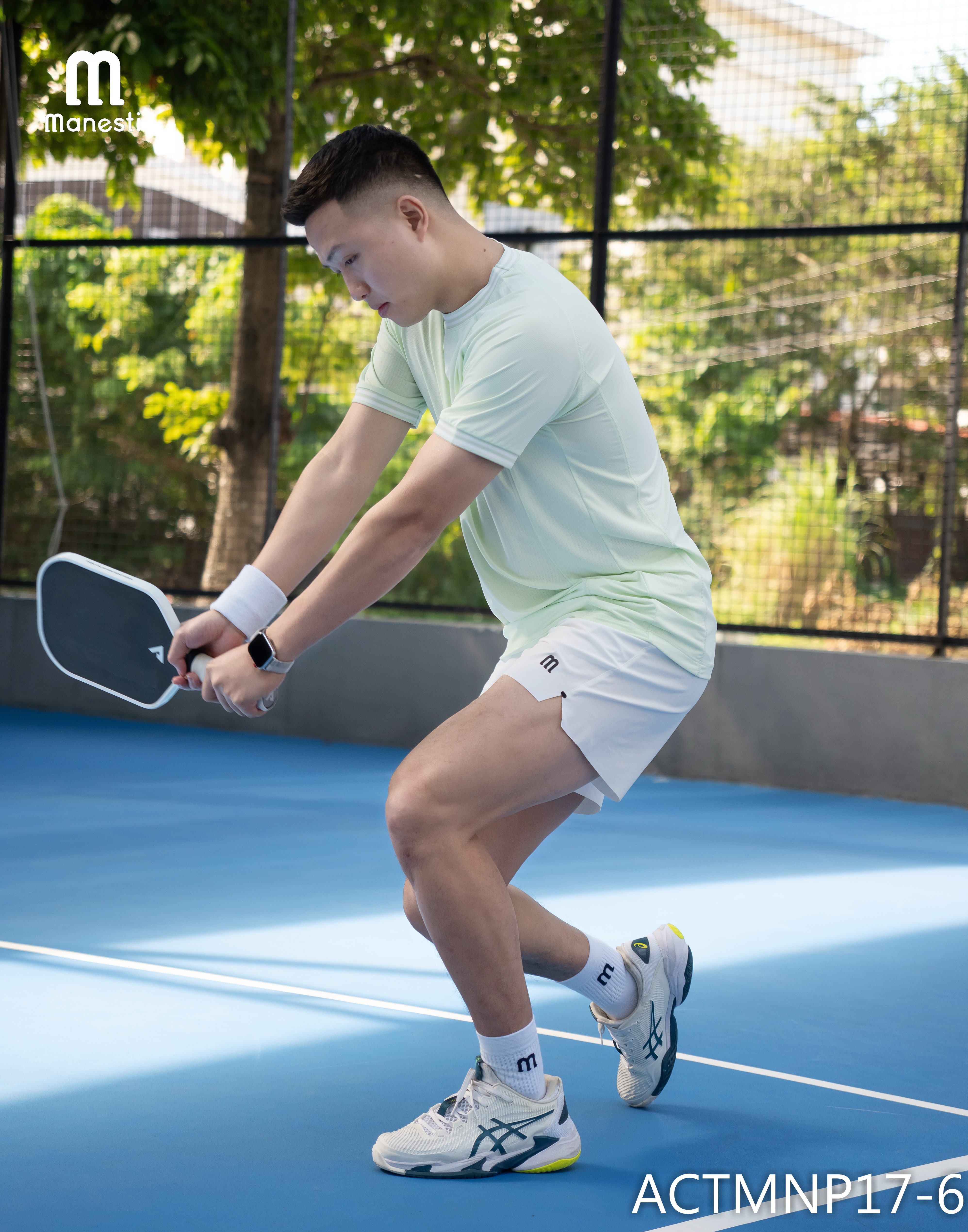 Áo thun thể thao nam chơi Pickleball/Tennis AirMesh Manesti_thumbnail_28