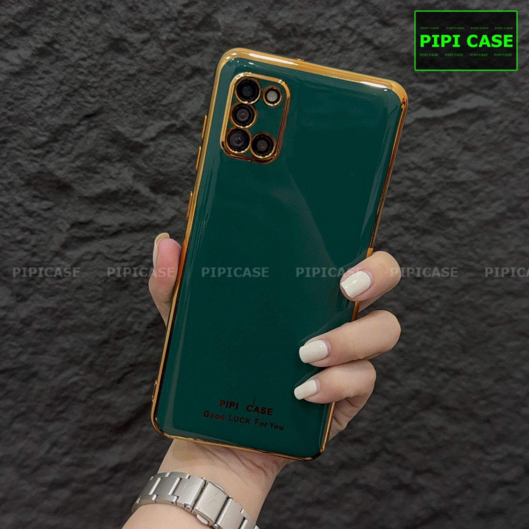 Ốp Lưng Samsung A31 - Royal - Xanh Lá
