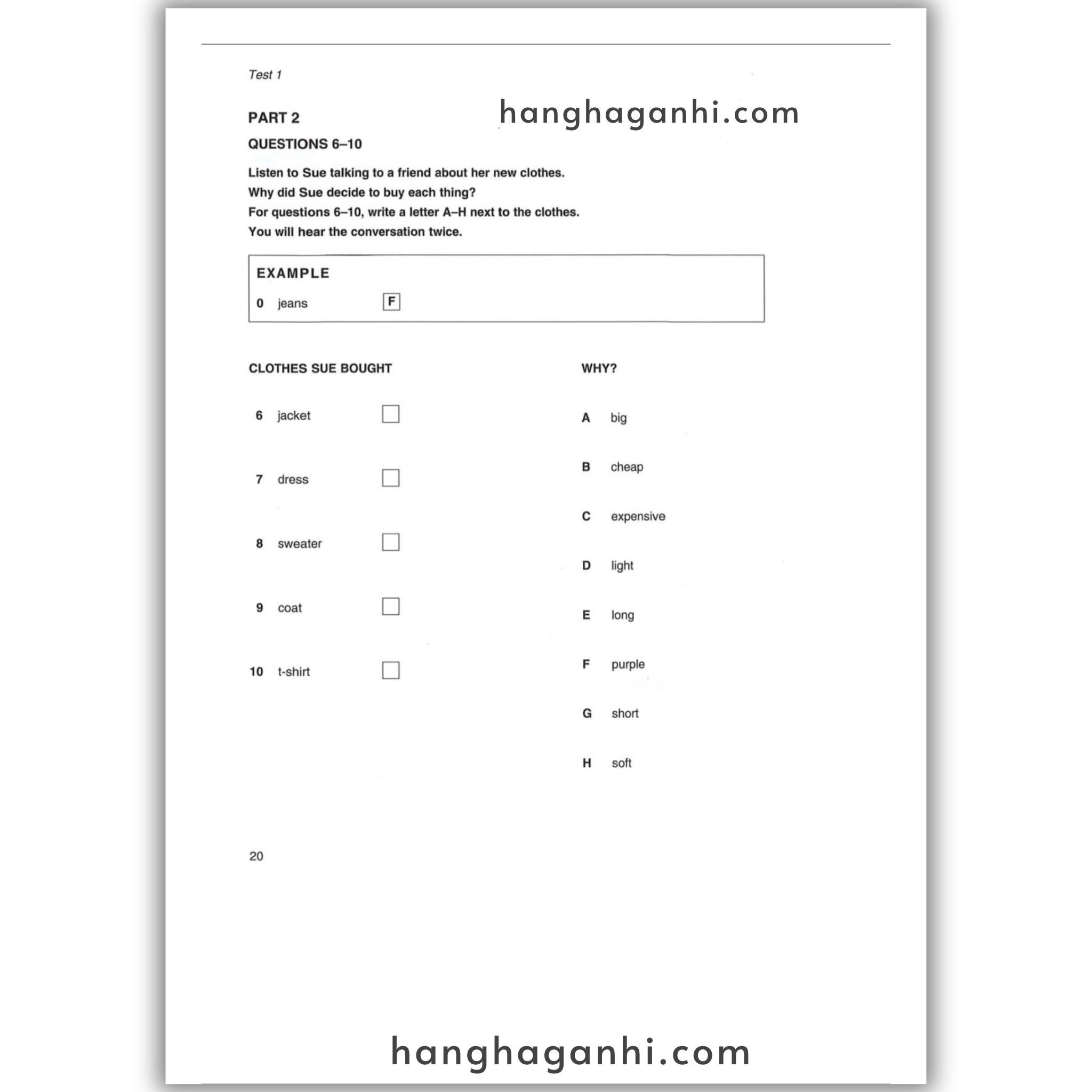 Sách Cambridge Key English Test (Ket) 3 With Answers_thumbnail_6