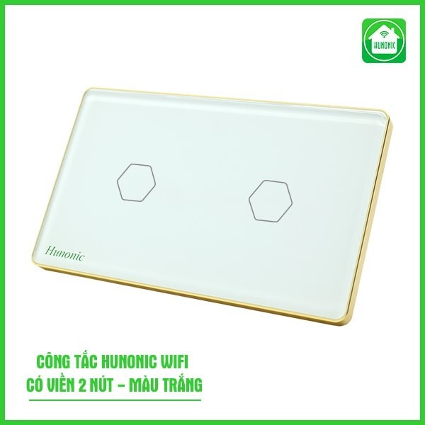 Công Tắc Hunonic Wifi Hình Chữ Nhật  - 2 Nút_thumbnail_1