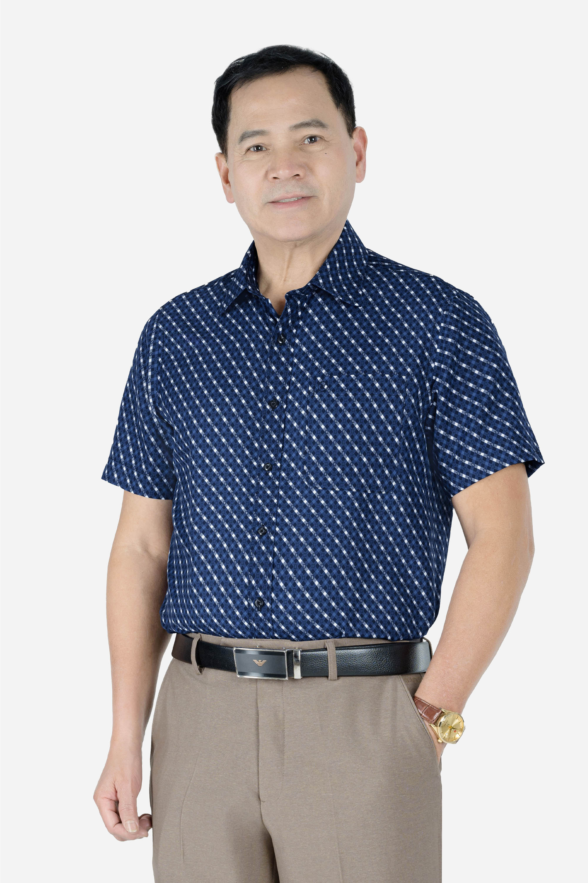 Sơ Mi Họa Tiết Nam Trung Niên ANCHI Chất Liệu Cotton Phom Suông Vạt Ngang Màu Cổ Vịt_thumbnail_25