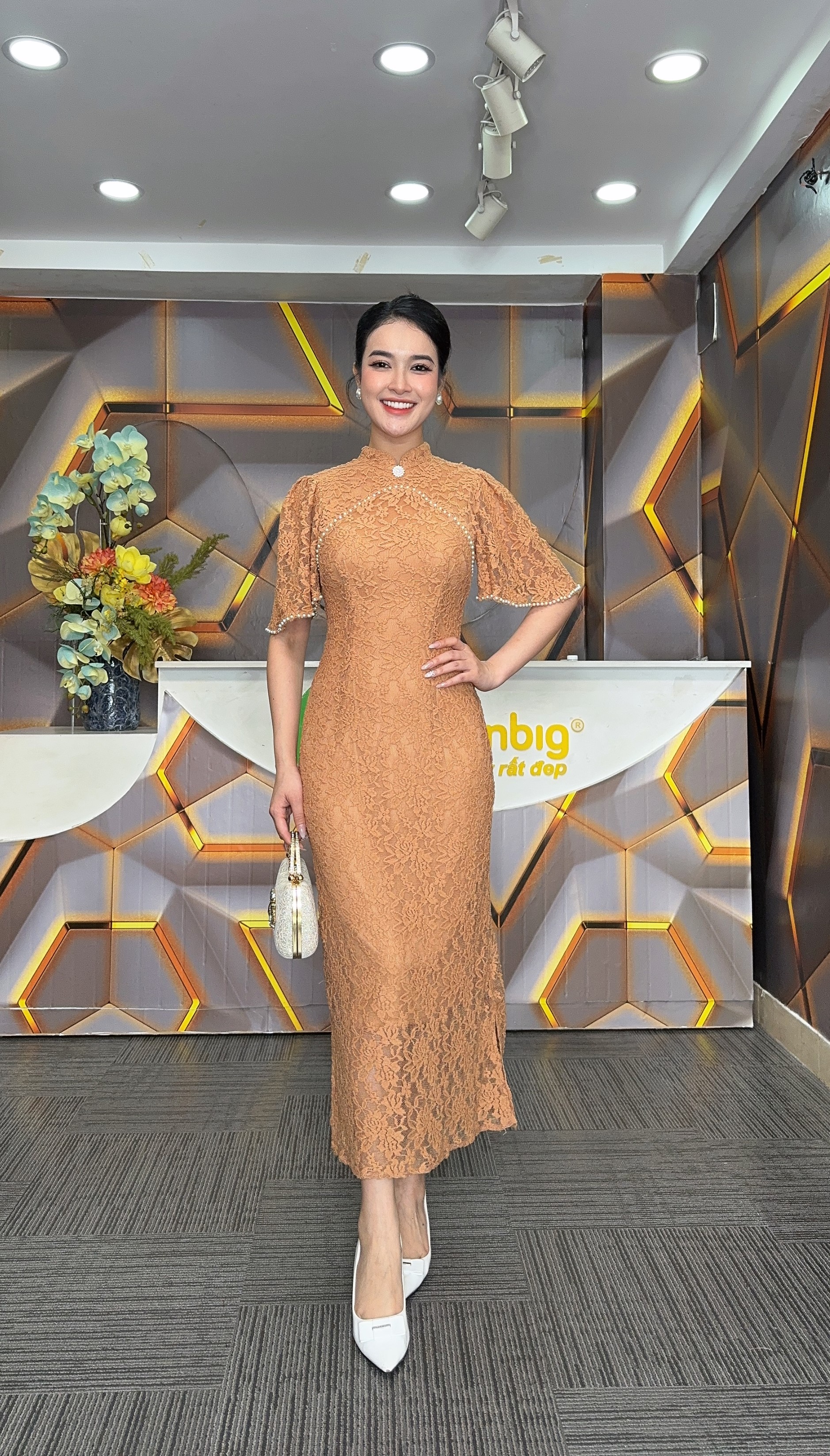 Đầm sườn xám - Y1855 - Thương hiệu Zonbig_thumbnail_5
