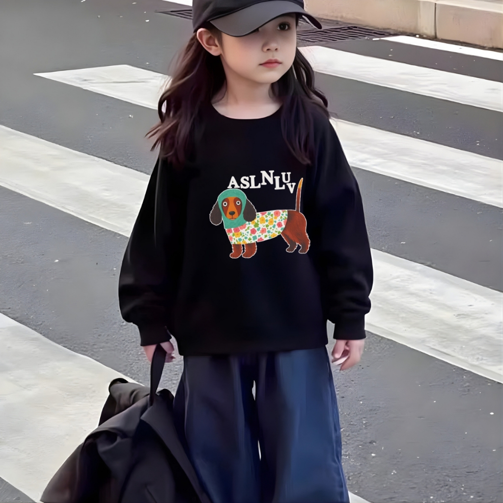 Áo nỉ sweater bé gái nhiều hình dễ thương - Loza Kids IN023_thumbnail_5