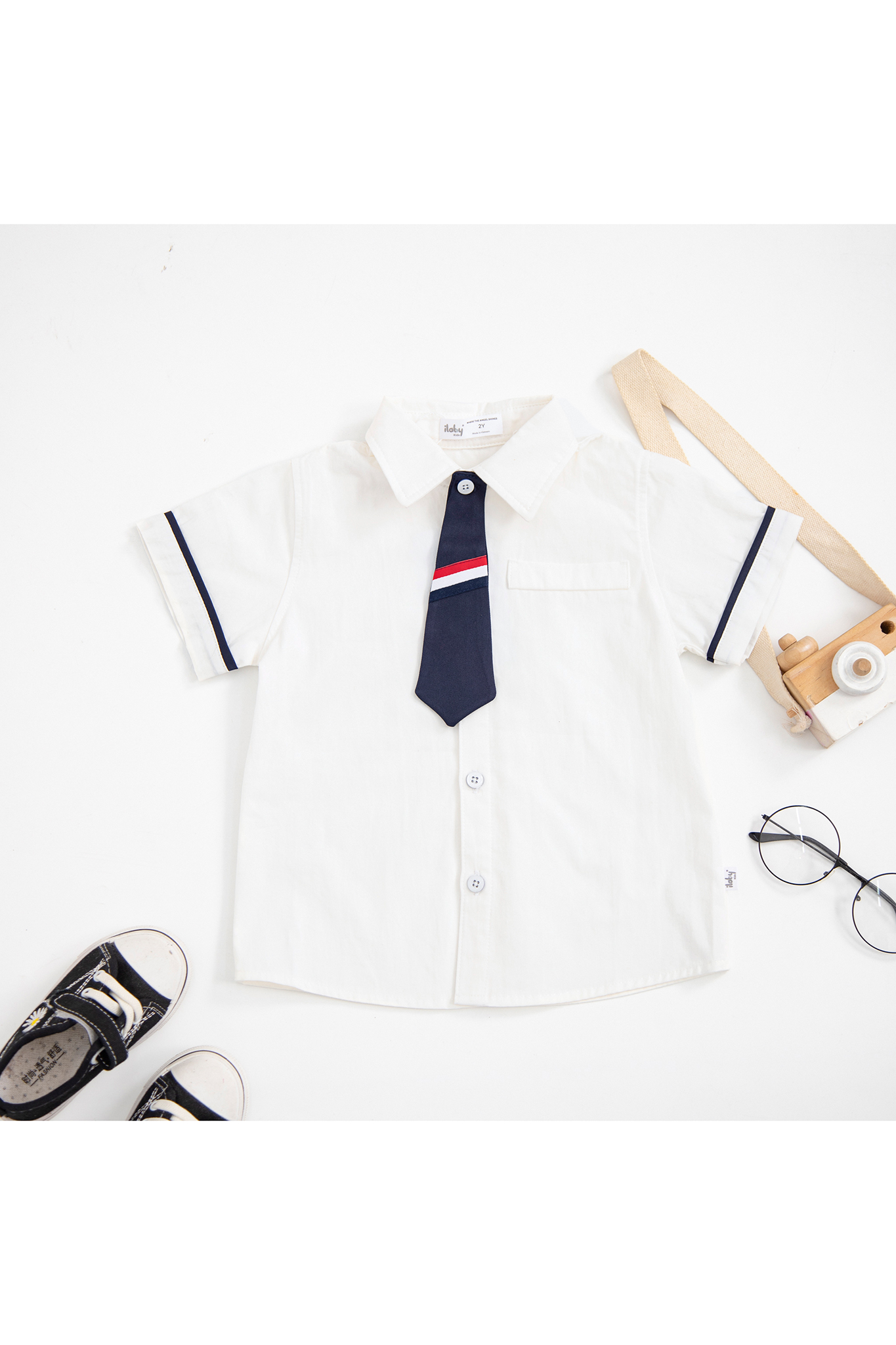 Áo sơ mi cộc tay cài cavat_thumbnail_3