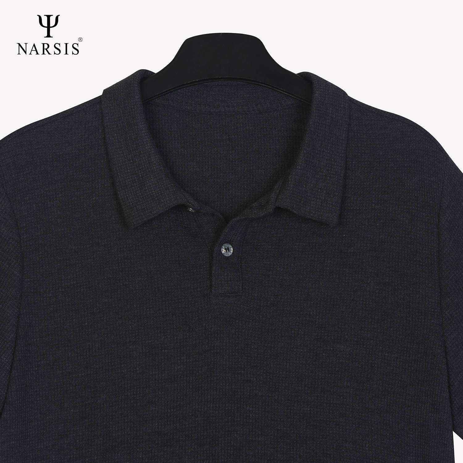 ÁO POLO CÓ CỔ NAM D0046 NARSIS VẢI LEN COTTON ẤM ÁP, THOÁNG MÁT, GIỮ ẤM TỐT, MỀM MẠI