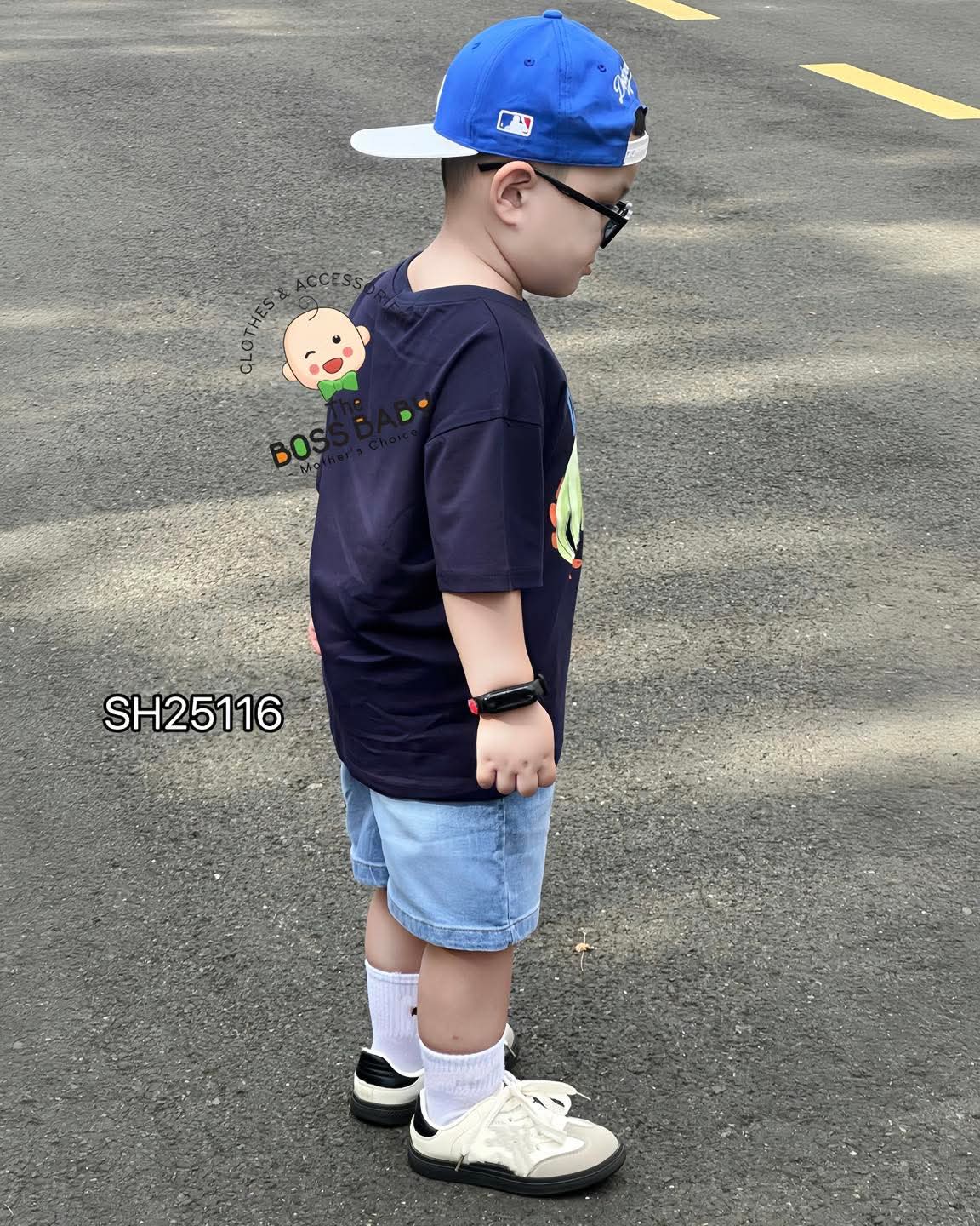 Set bộ jean xanh khủng long DINODAYS_thumbnail_3