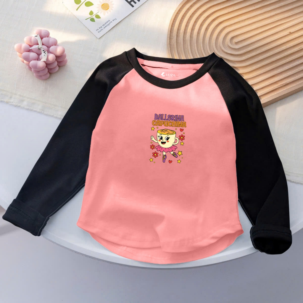 Áo Thu - Đông cho bé gái  in hình Tralalero Tralala, Ballerina Capucina  - Loza Kids AD002_thumbnail_7
