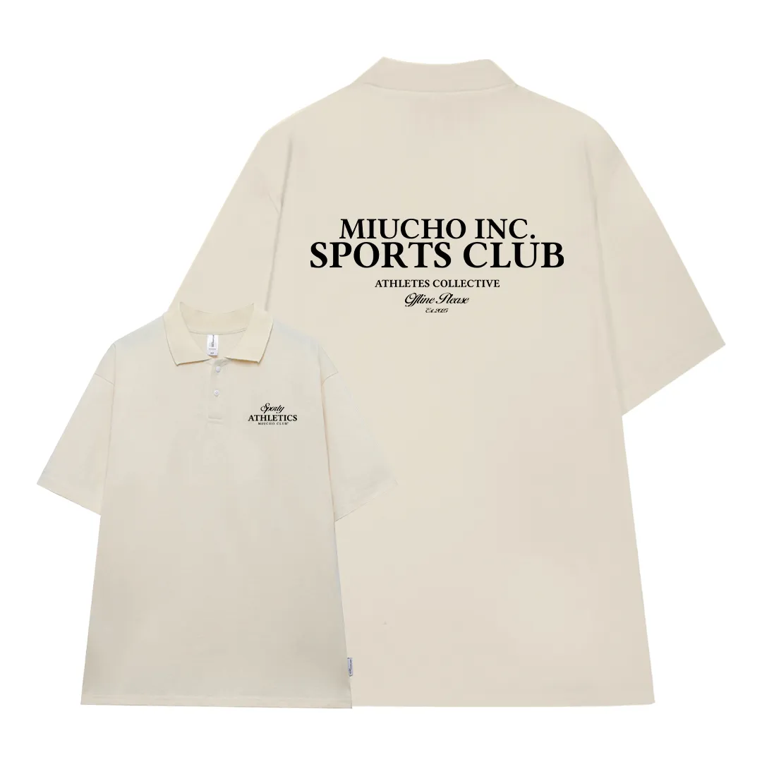 Áo polo form rộng in typography 2475 Miucho vải cotton thoáng mát mềm mại tay ngắn cổ trụ_thumbnail_10