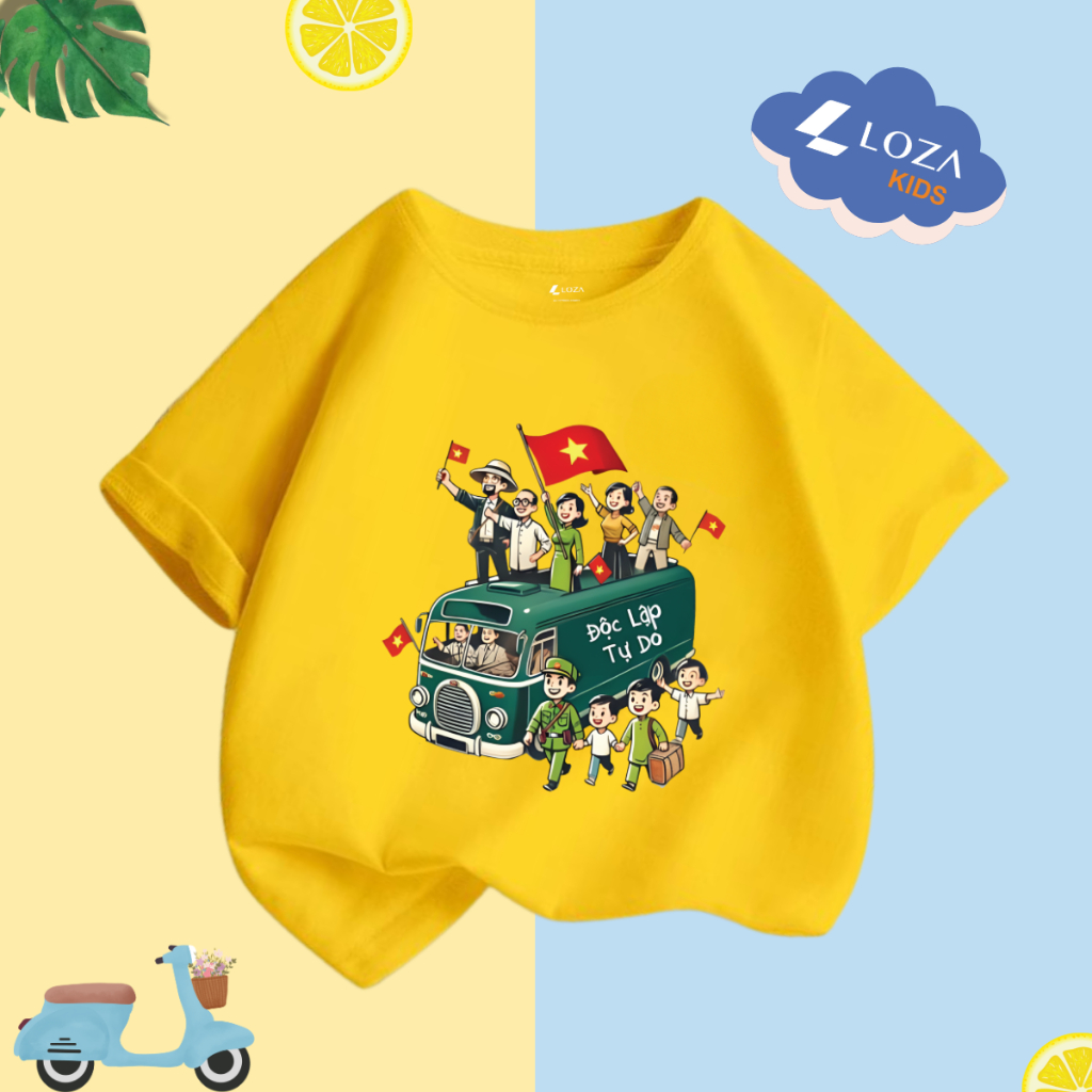 Áo phông in hình  'Độc lập tự do' cho bé - Loza Kids AT002VN_thumbnail_6