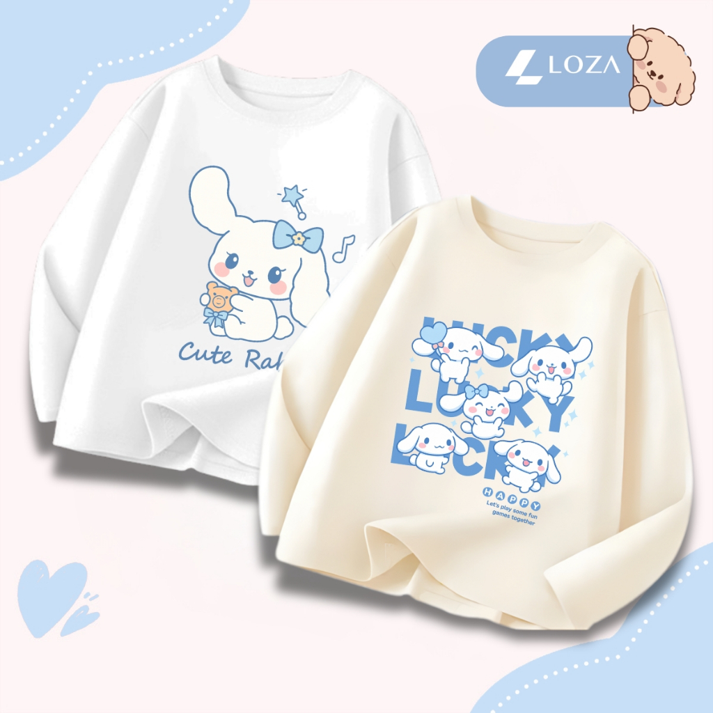 Áo thun dài tay bé gái in hình Melody dễ thương - Loza Kids  KT009_thumbnail_2