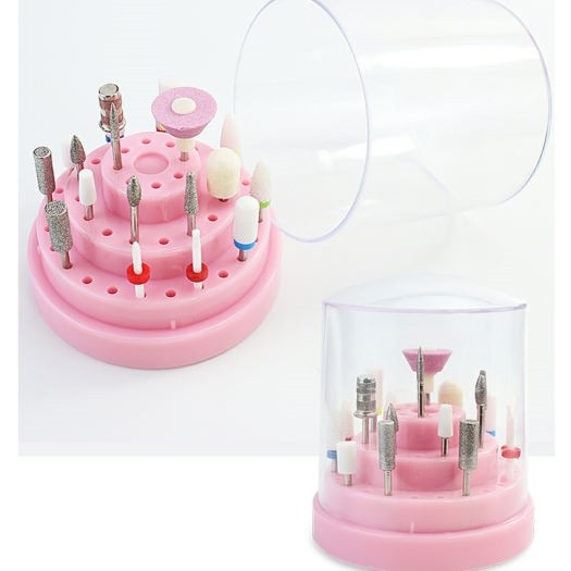 Hộp đựng đầu mài móng 48 lỗ