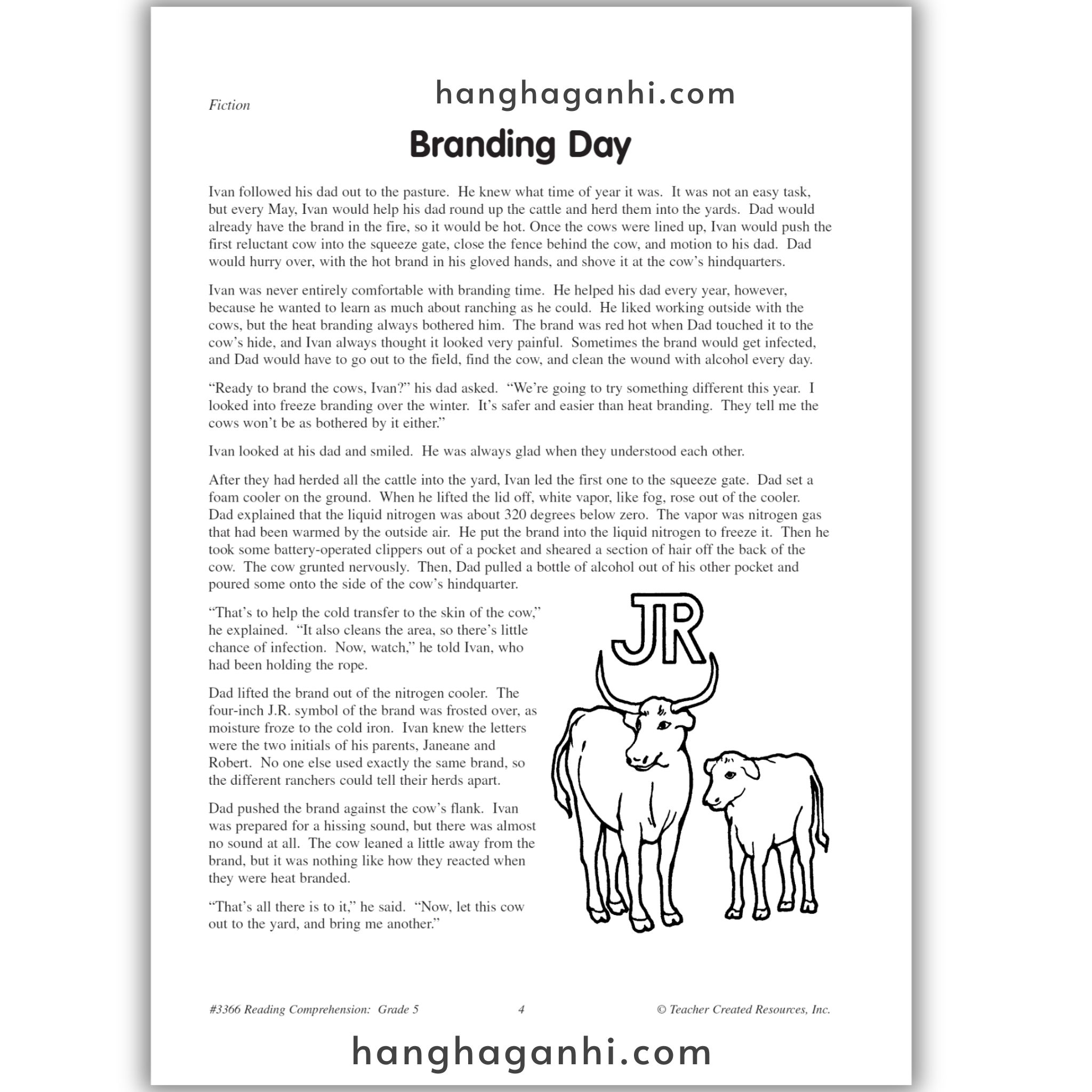Reading Comprehension Grade 5 Teacher Created Resources, sách đọc hiểu lớp 5_thumbnail_8
