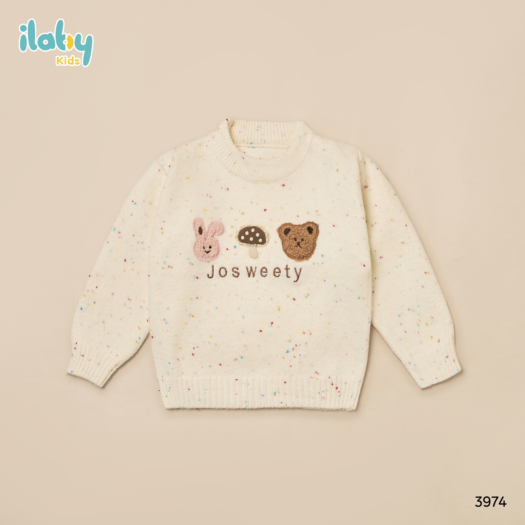 Áo len cổ tròn Josweety