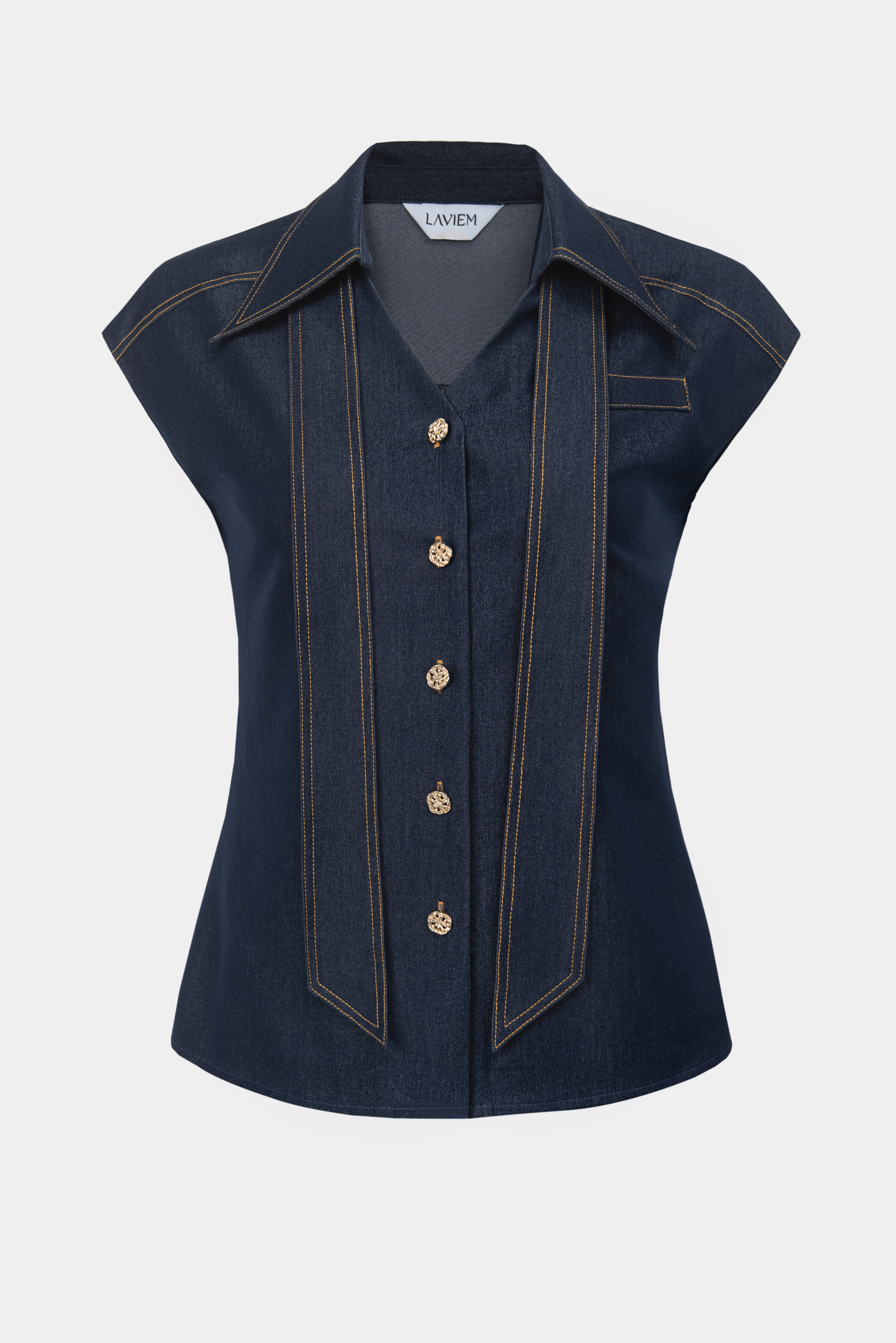 Denim Top (Áo - Kèm belt)