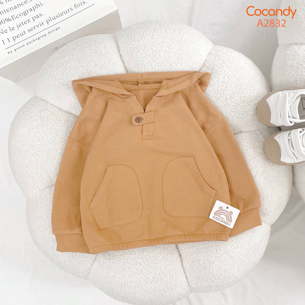 Áo dài hoodie NÂU 2 túi_thumbnail_1