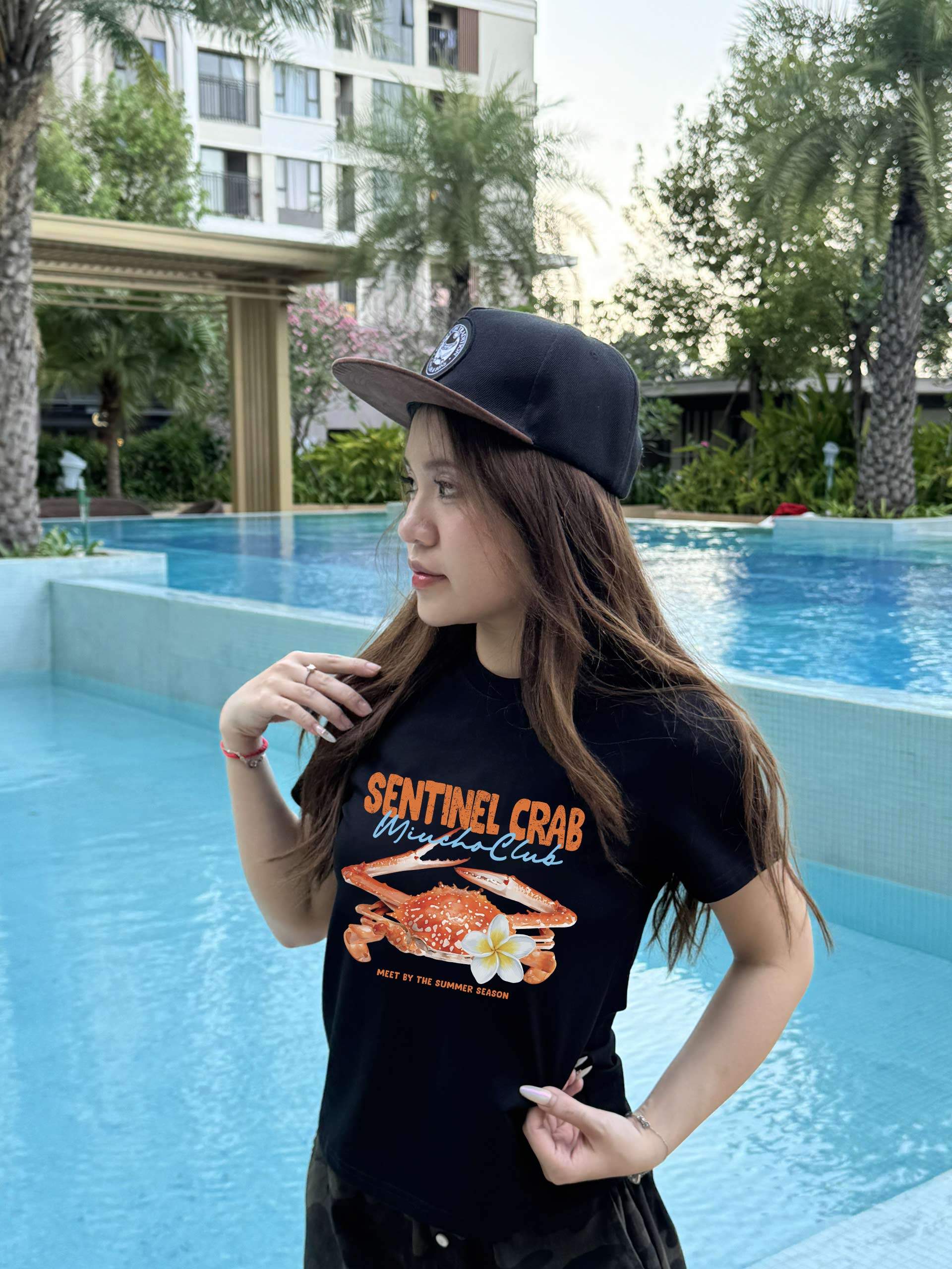 Áo baby tee form ôm hè biển 2231 Miucho cổ tròn vải cotton 4 chiều co giãn thoáng mát in mix_thumbnail_3