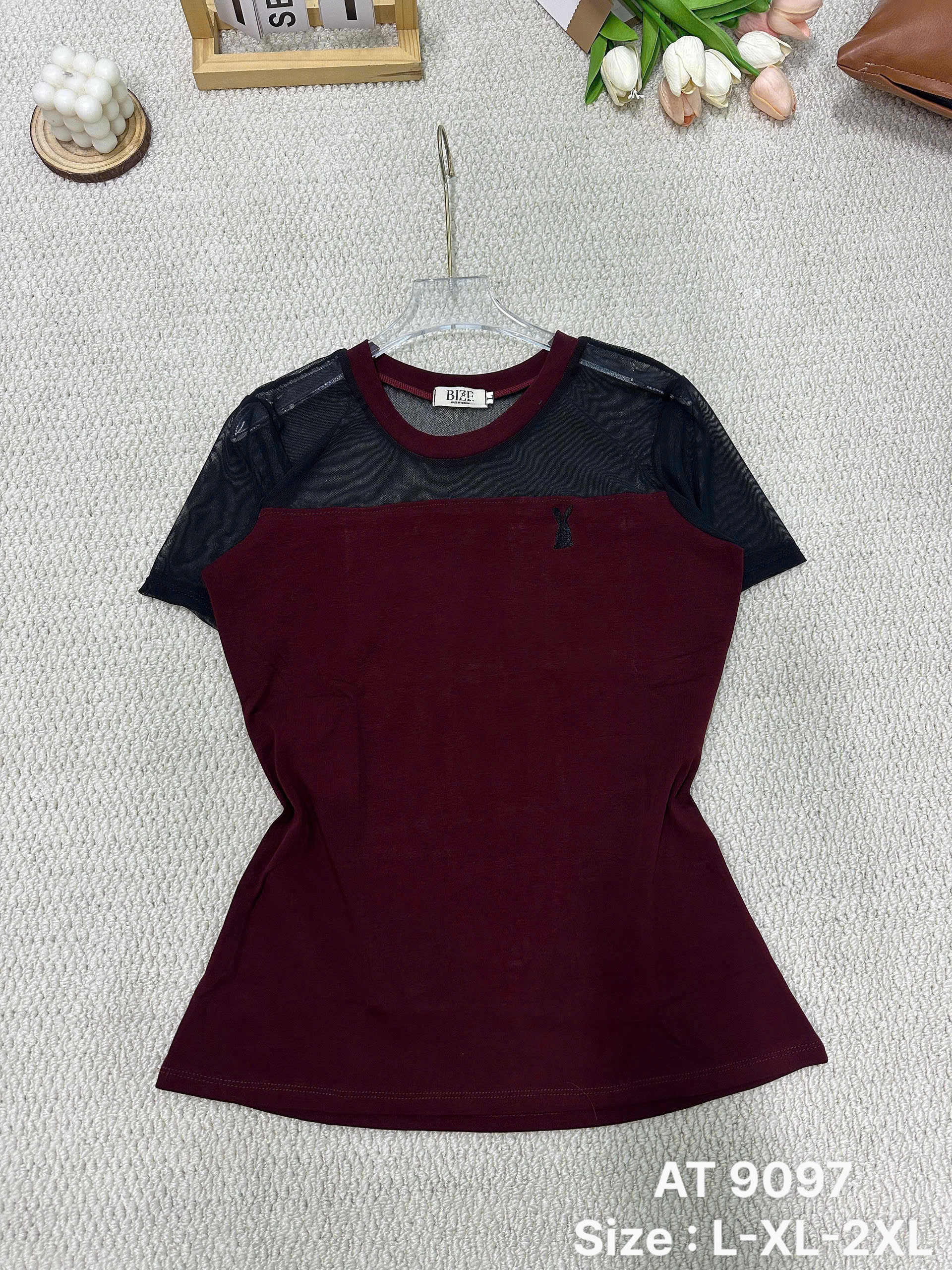 BIGSIZE - Áo thun phối thêu thỏ T-AT9097_thumbnail_5