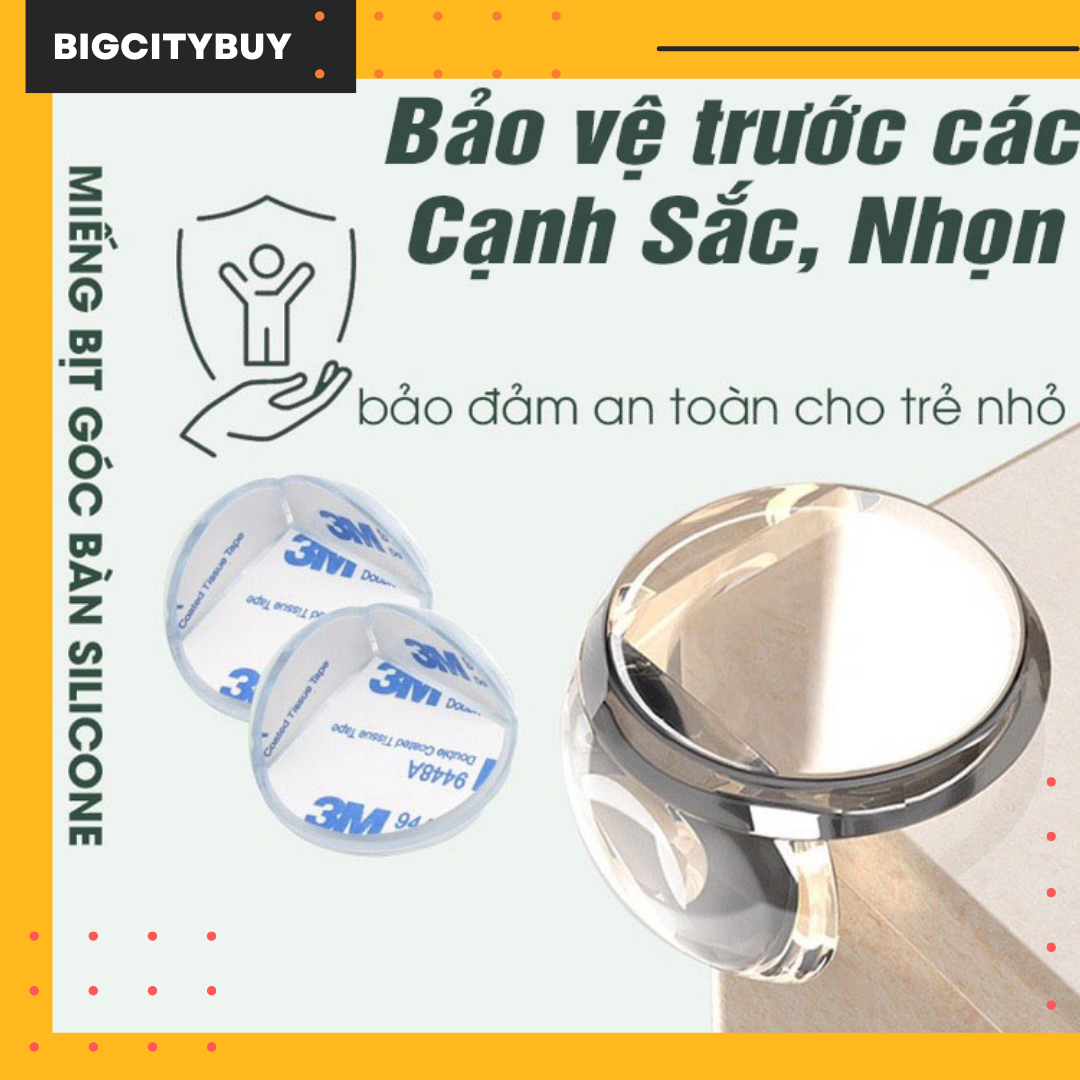 Miếng Dán Silicon Chống Va Đập Cạnh Nhọn