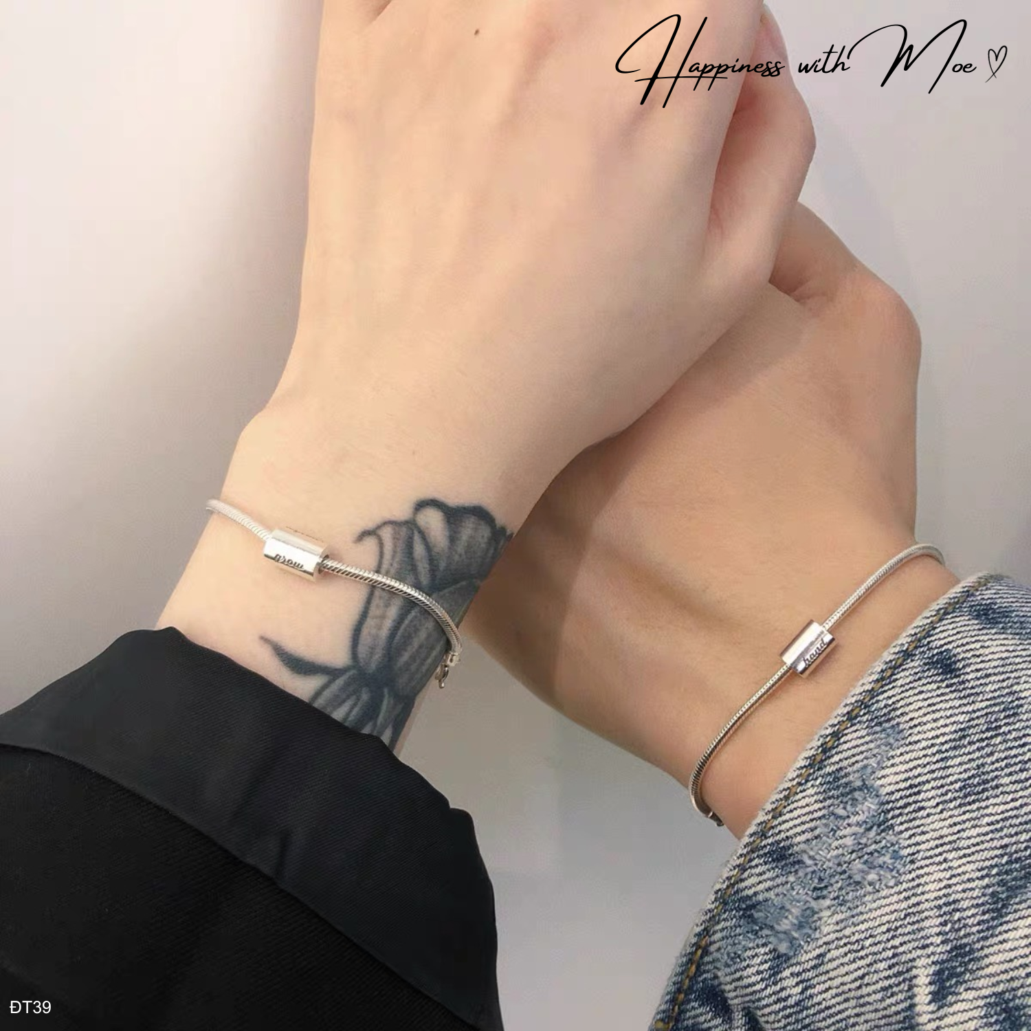 ĐT39 - Lắc tay đôi dây mì trụ khắc tên theo yêu cầu_thumbnail_3