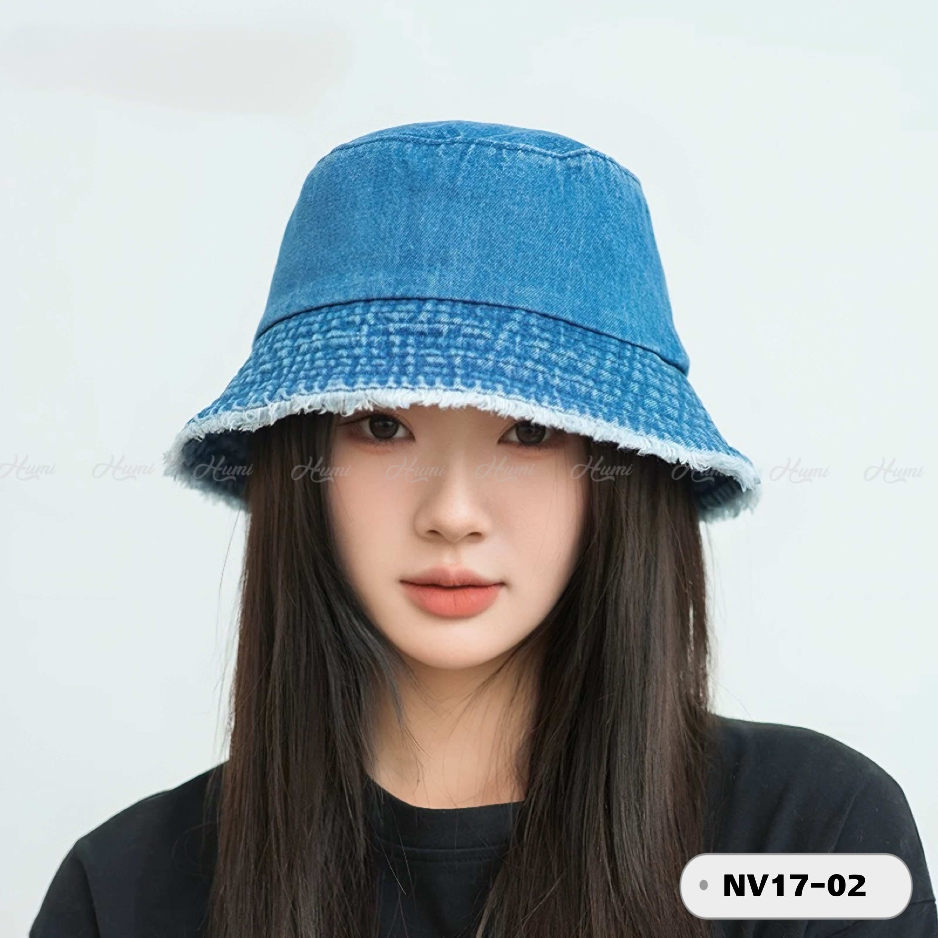 MŨ DENIM BUCKET (NV17-02 Xanh Đậm)
