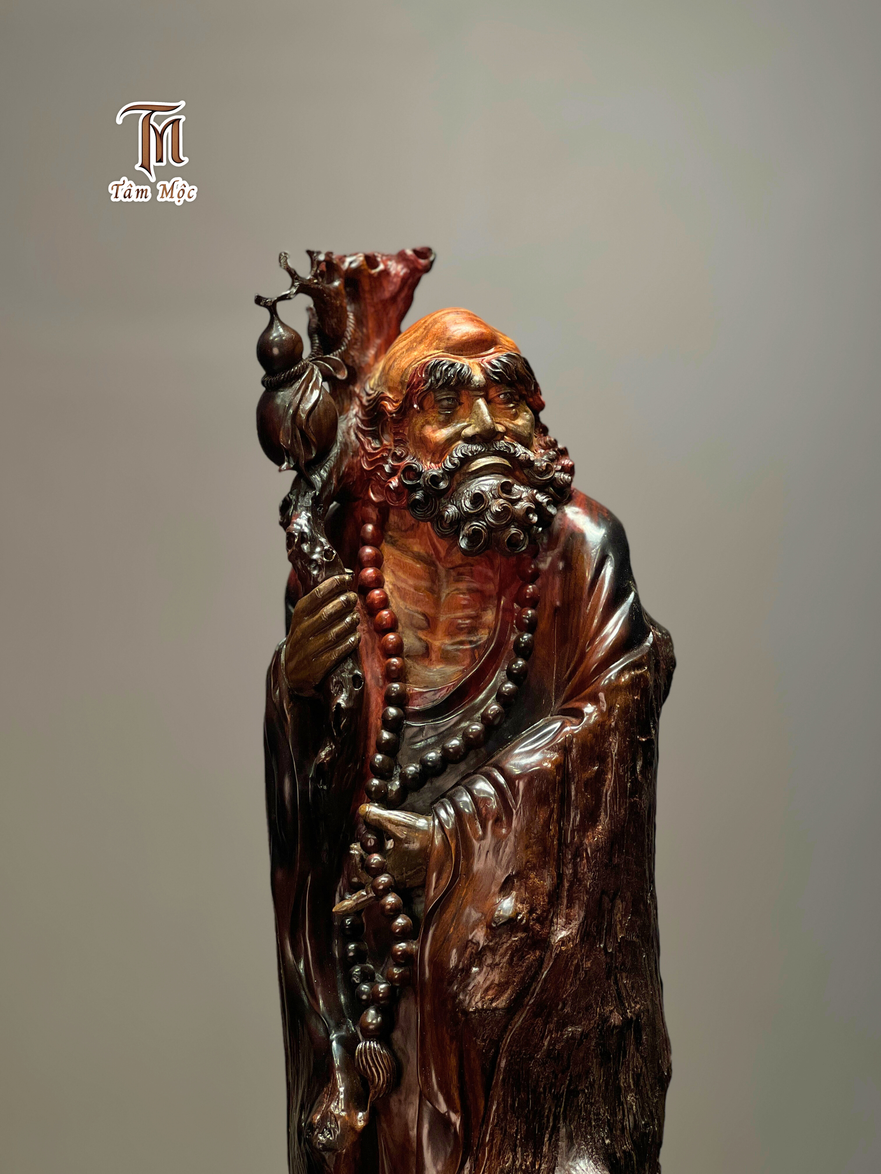 Tác phẩm: Đạt Ma Giáo Hóa – Gỗ Nu Trắc