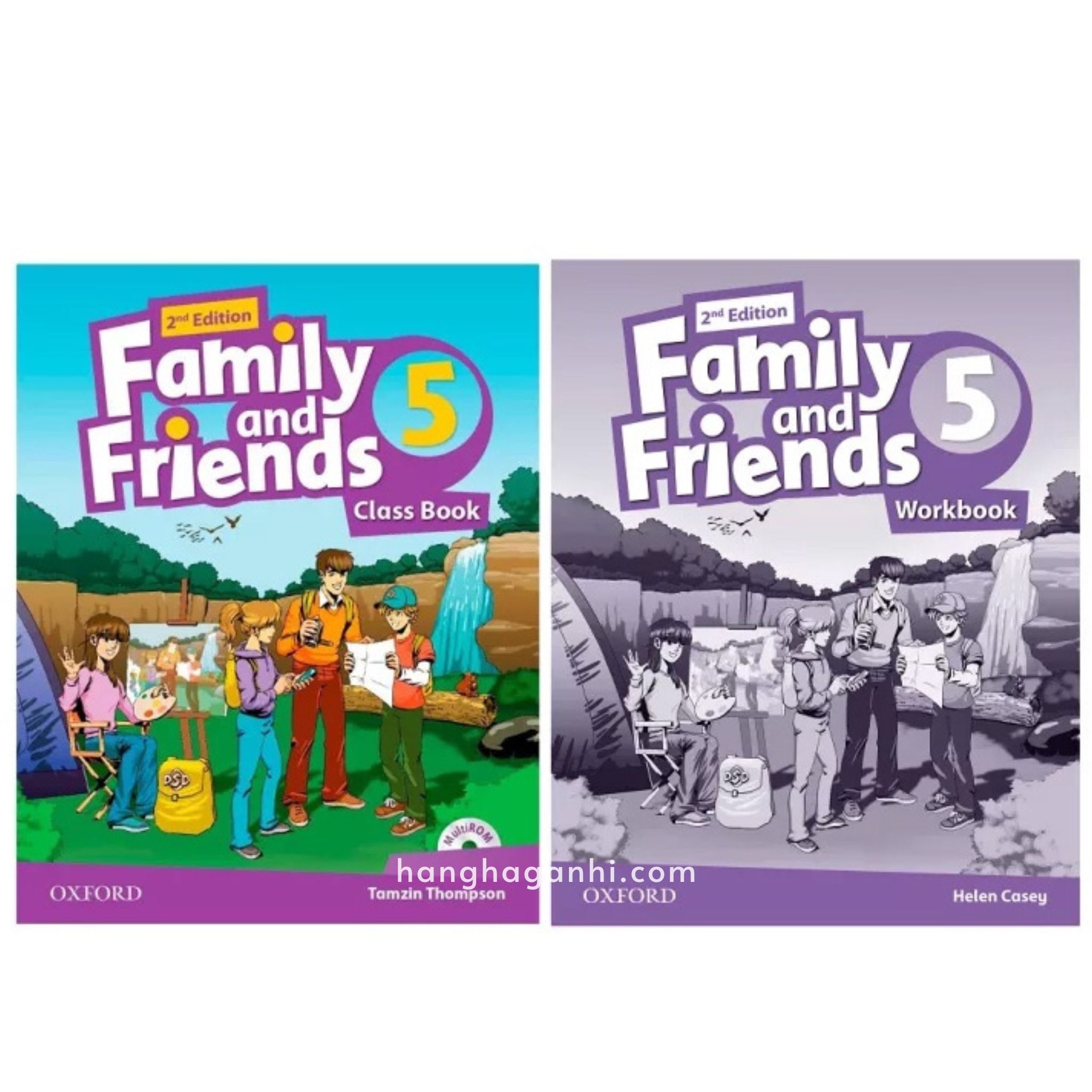 Bộ sách Family and Friends Level 5 (2nd , Student book và Work book) – Tặng kèm file nghe