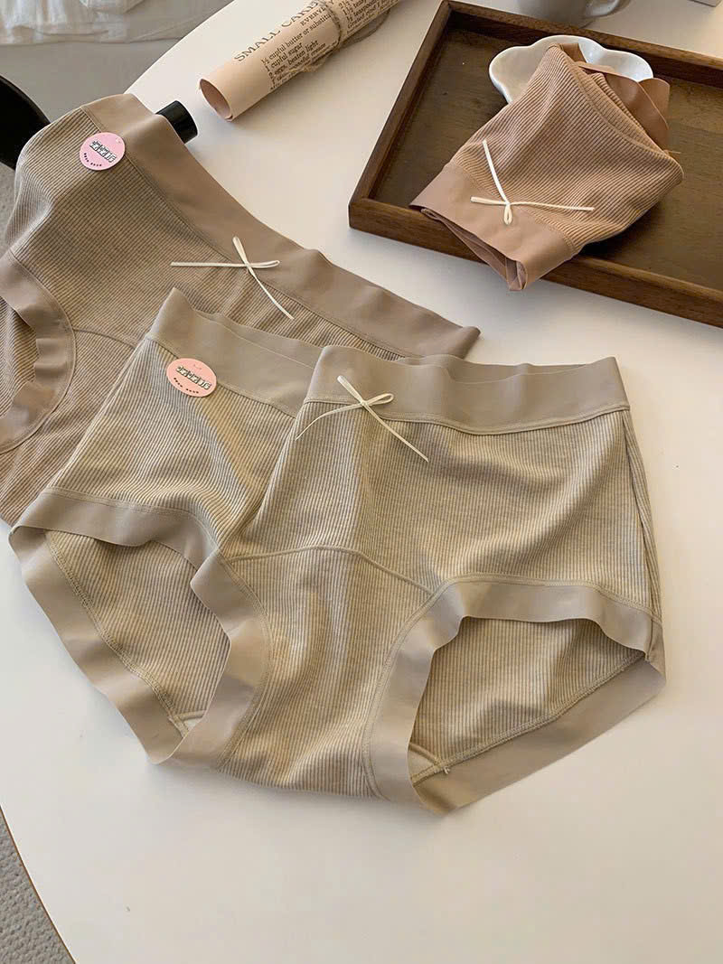 Set 6 quần lót đính nơ ( NGẪU NHIÊN 4-5 MÀU )_thumbnail_2