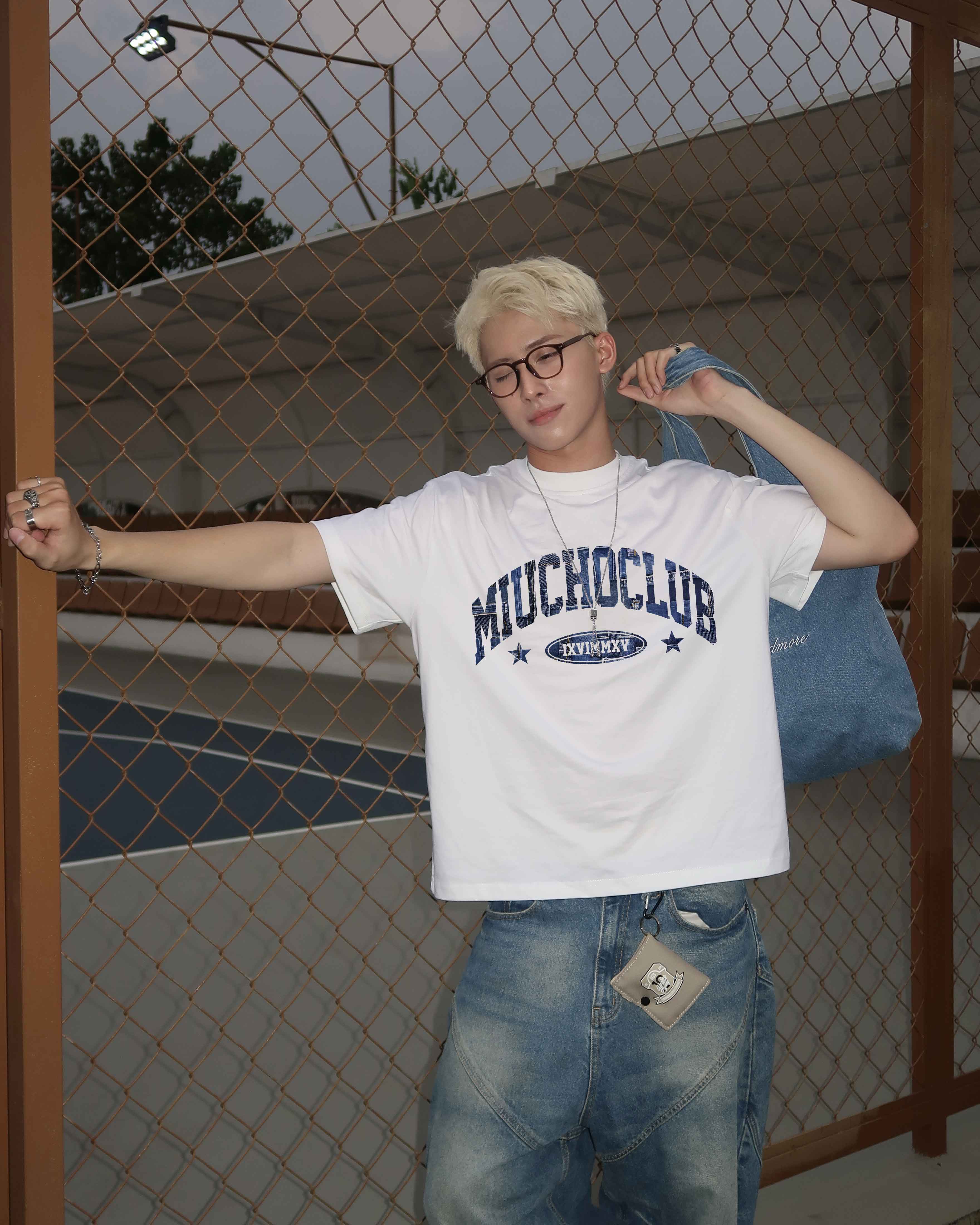 Áo thun boxy unisex local brand AXD2433 Miucho Club vải 100% cotton phong cách đường phố_thumbnail_5