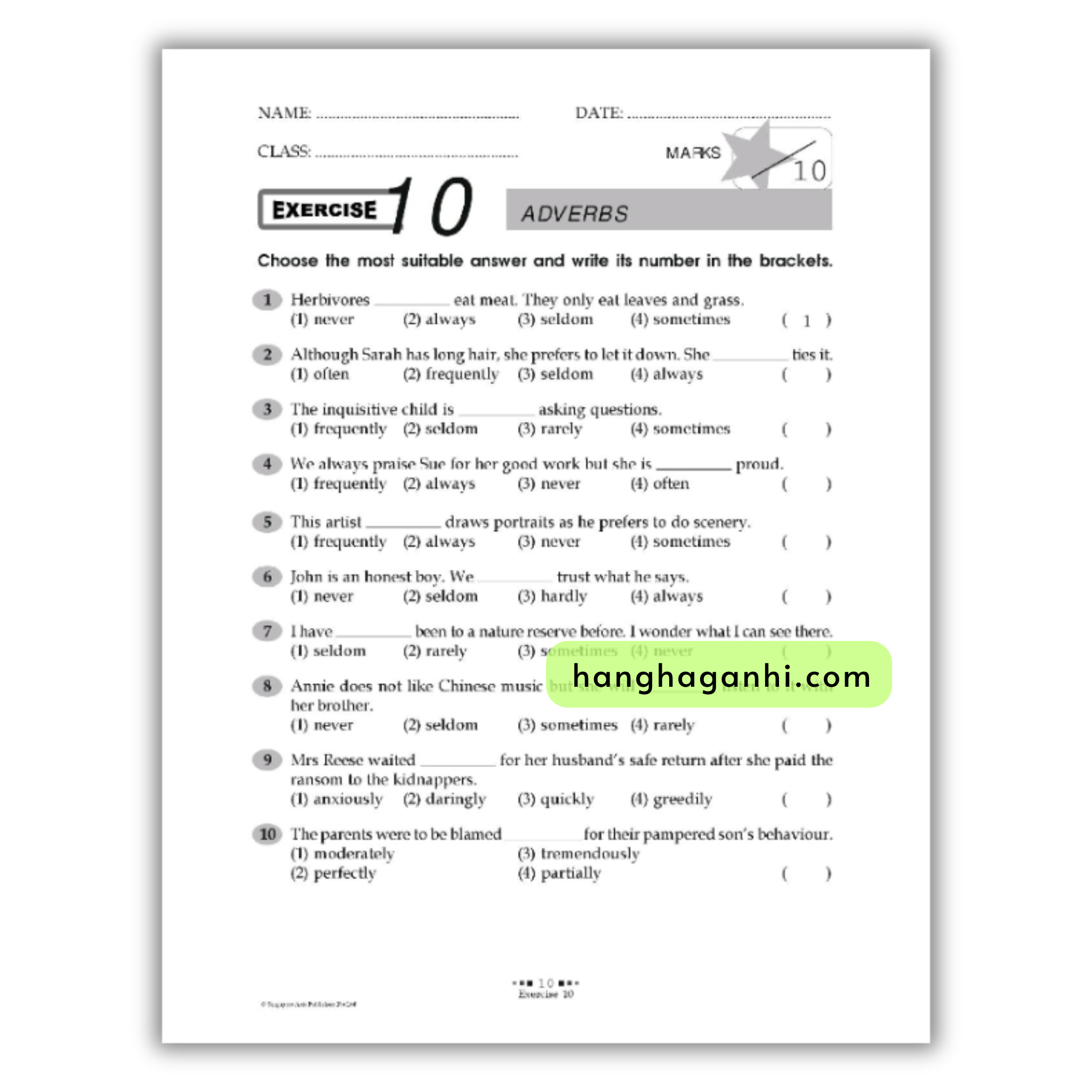 Conquer Grammar for Primary Level 6 Workbook_thumbnail_1