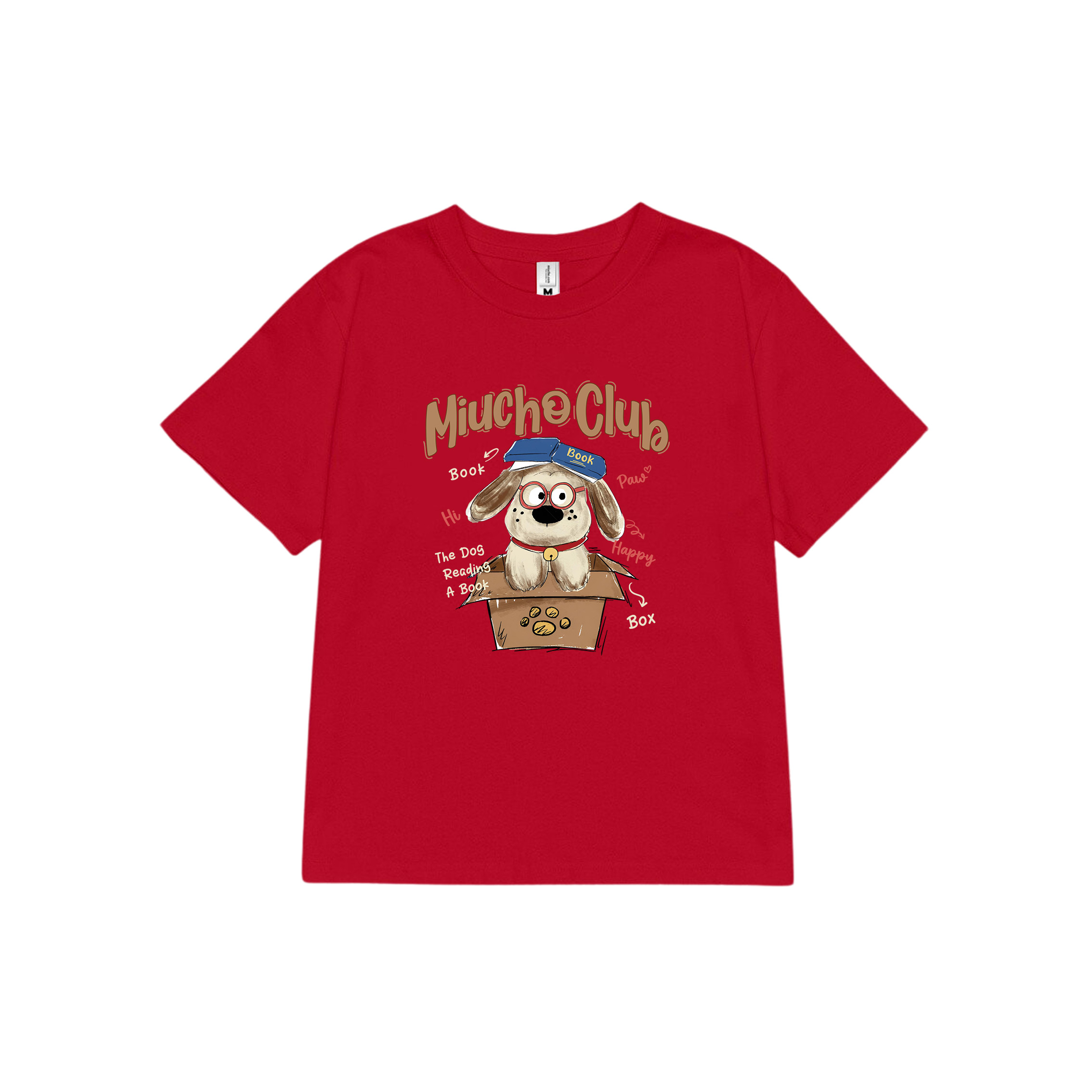 Áo baby tee nữ cute puppy nhiều màu 2619 Miucho vải cotton 2c thoáng mát co giãn in mix_thumbnail_9