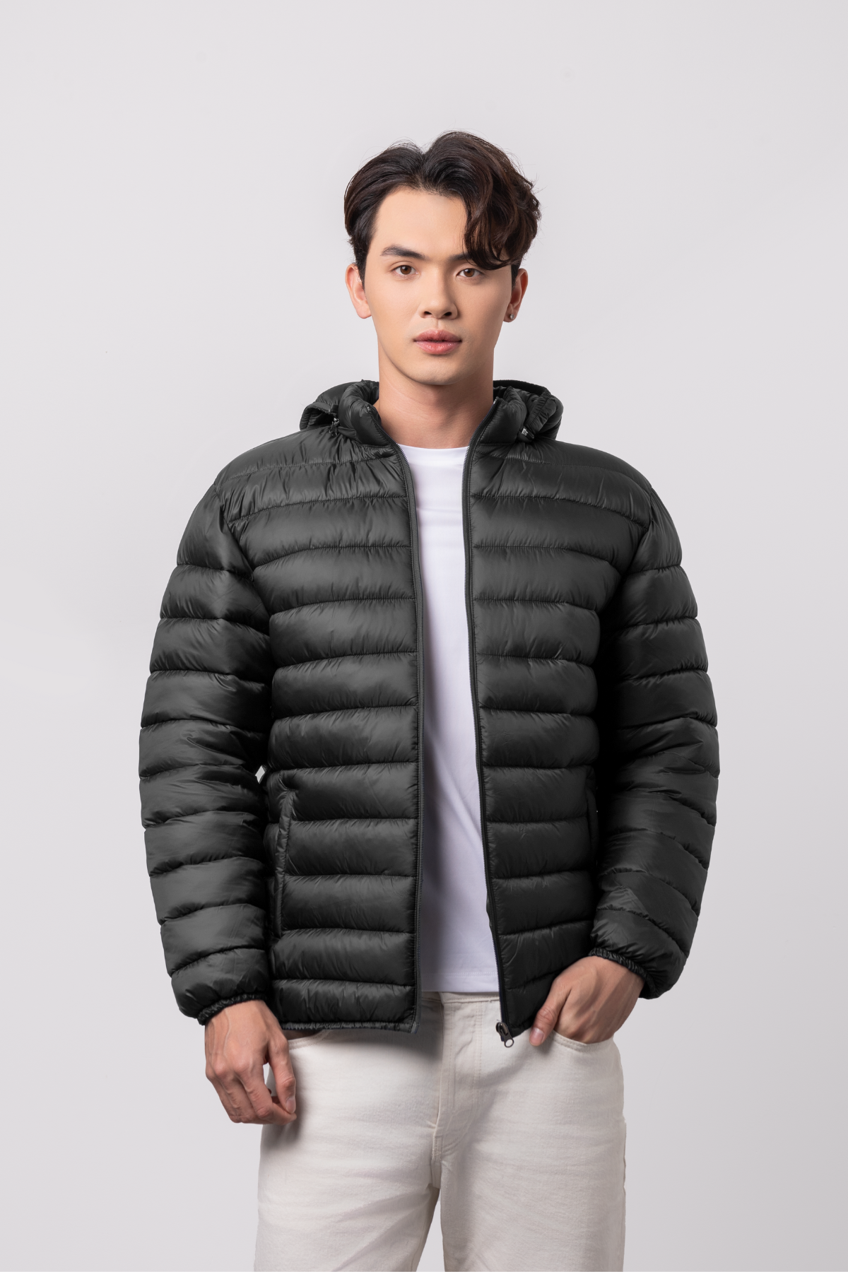 Áo Phao Nam Cao Cấp Tay Raglan GPN01