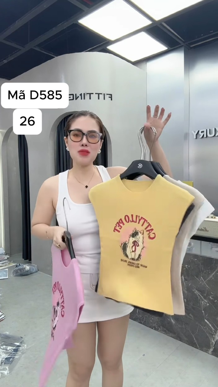 D585 Áo sn dễ thương