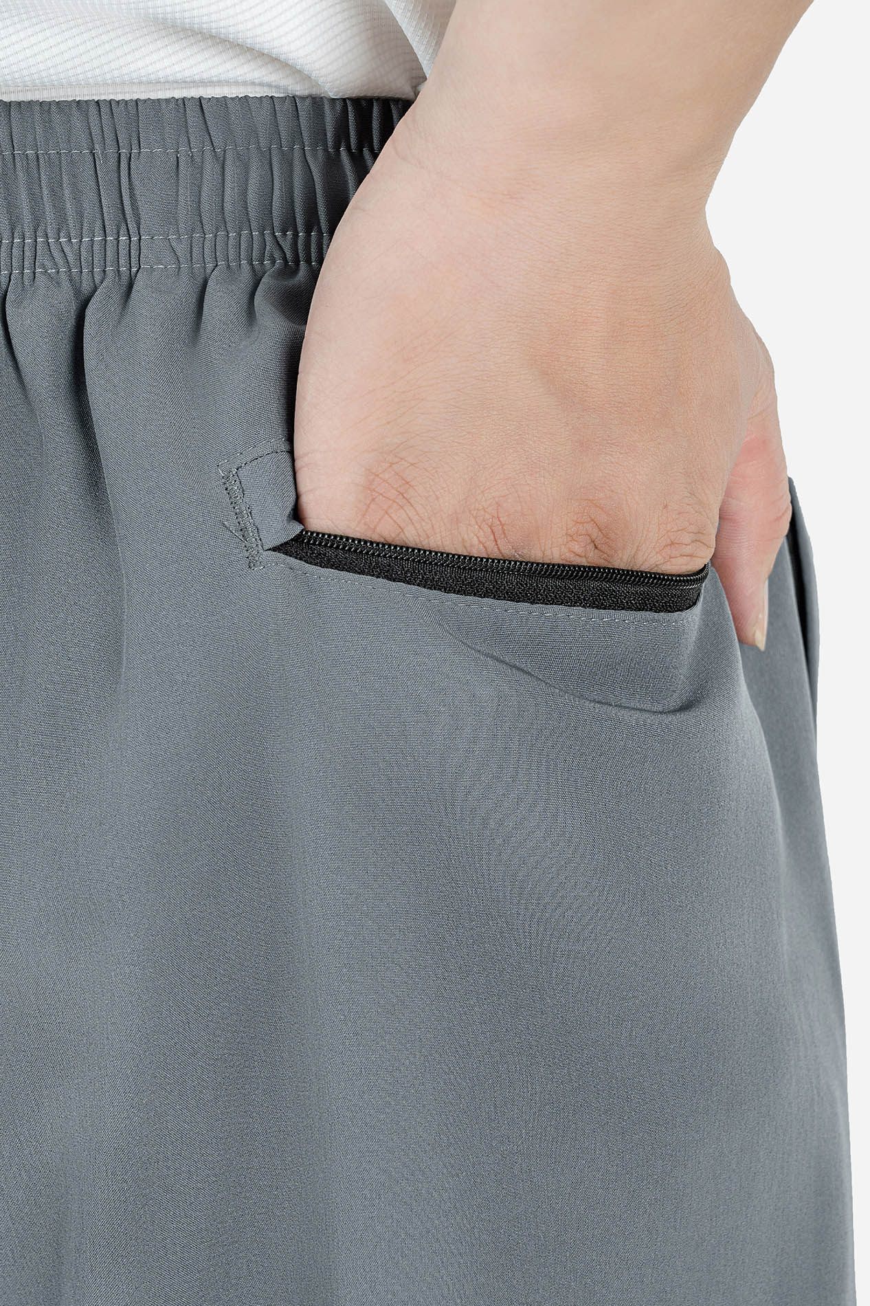 Quần Soọc Gió Exdry Nam Trung Niên ANCHI Dáng Suông Dài Qua Gối Màu Ghi Đậm_thumbnail_19