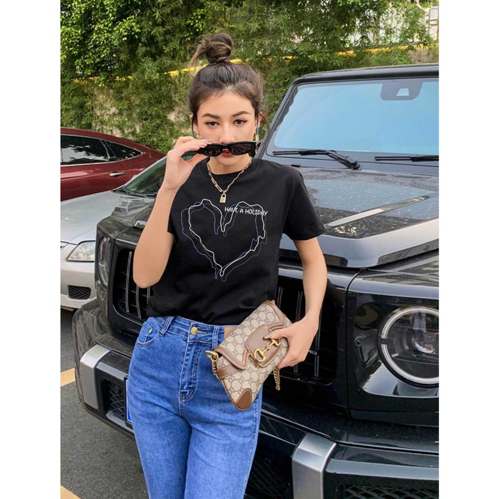 Áo thun nữ đẹp dễ phối đồ form vừa regular ARD930 Miucho Chic in mix_thumbnail_3