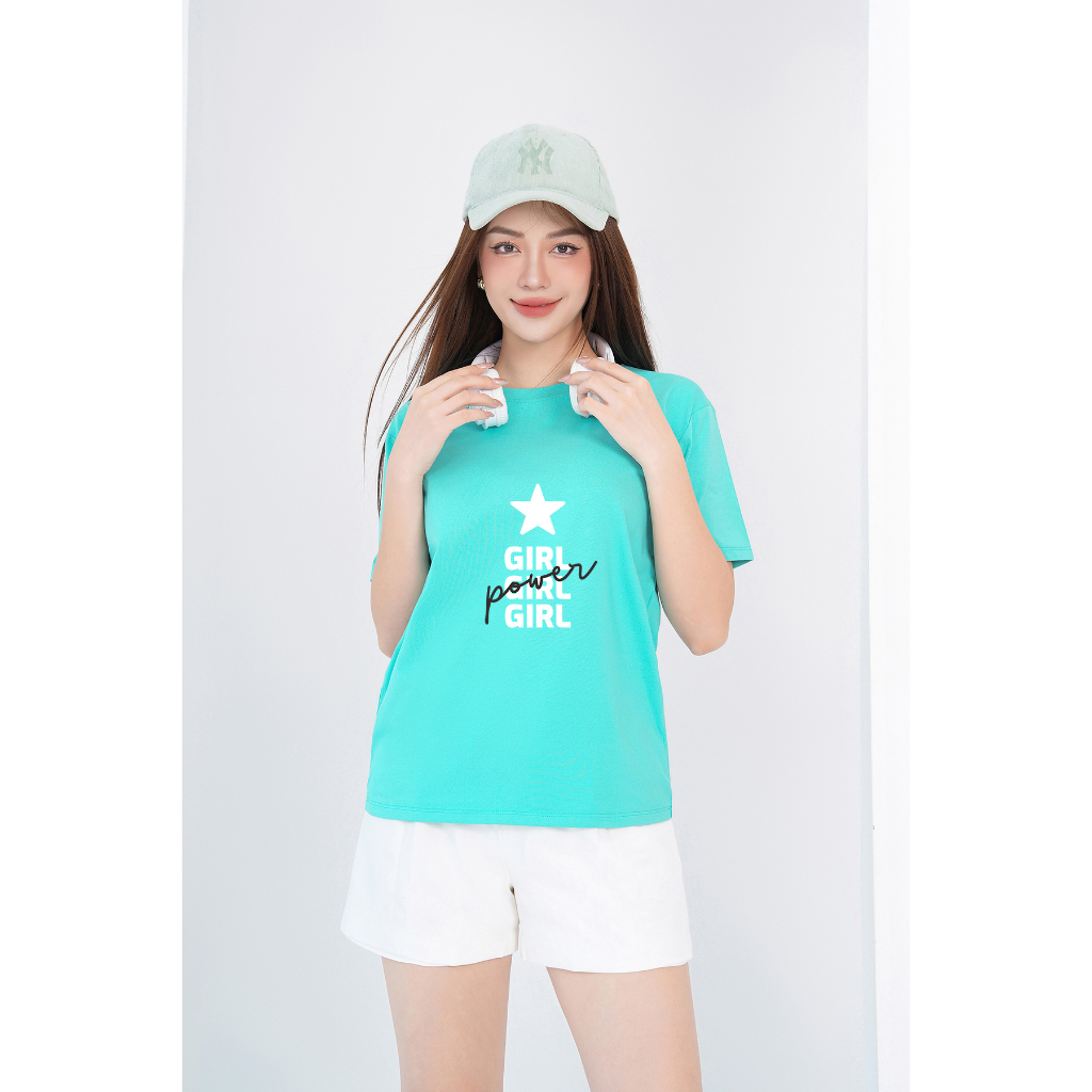 [Form Rộng] Áo thun nữ form rộng in chữ GIRL - Áo phông nữ Loza RT6278_thumbnail_4