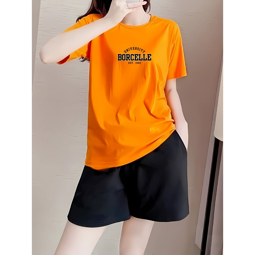 Đồ bộ nữ mùa hè gồm áo thun form rộng và quần đùi cotton - Set đồ nữ thời trang -  LOZA BP341_thumbnail_1